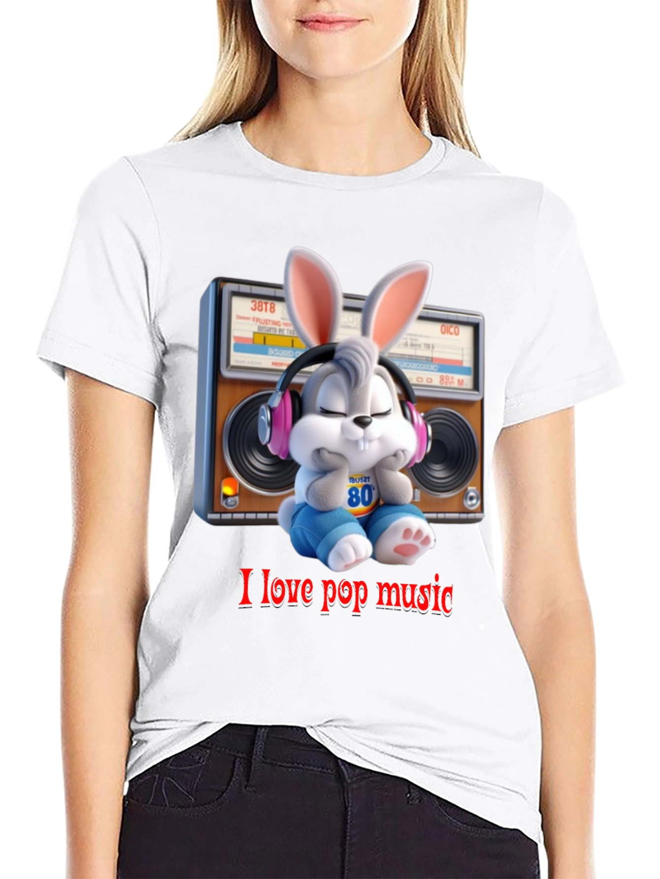 Bugs Bunny I Love Pop Music T-Shirt