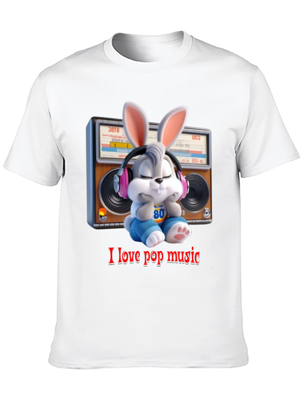 Bugs Bunny I Love Pop Music T-Shirt