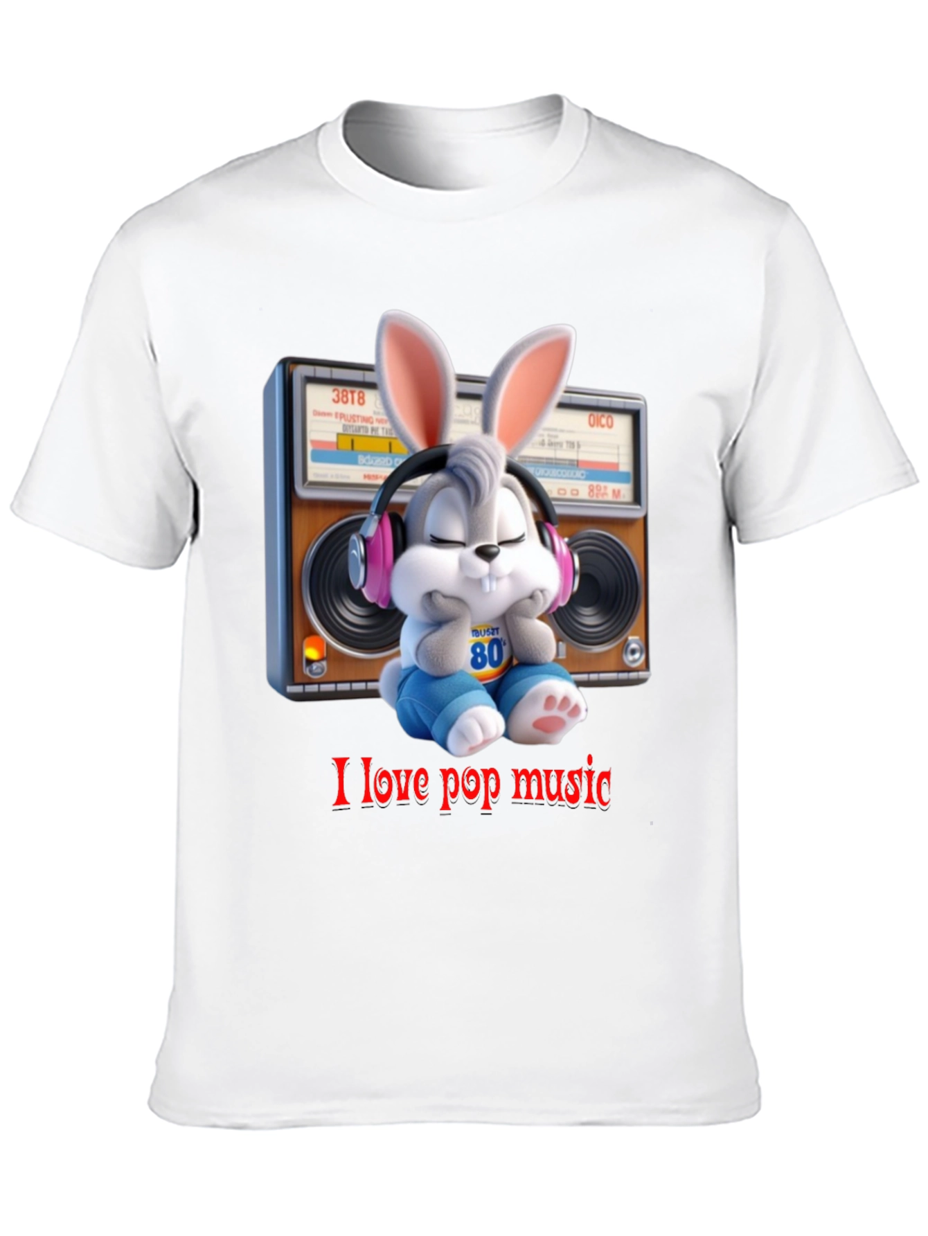 Bugs Bunny I Love Pop Music T-Shirt