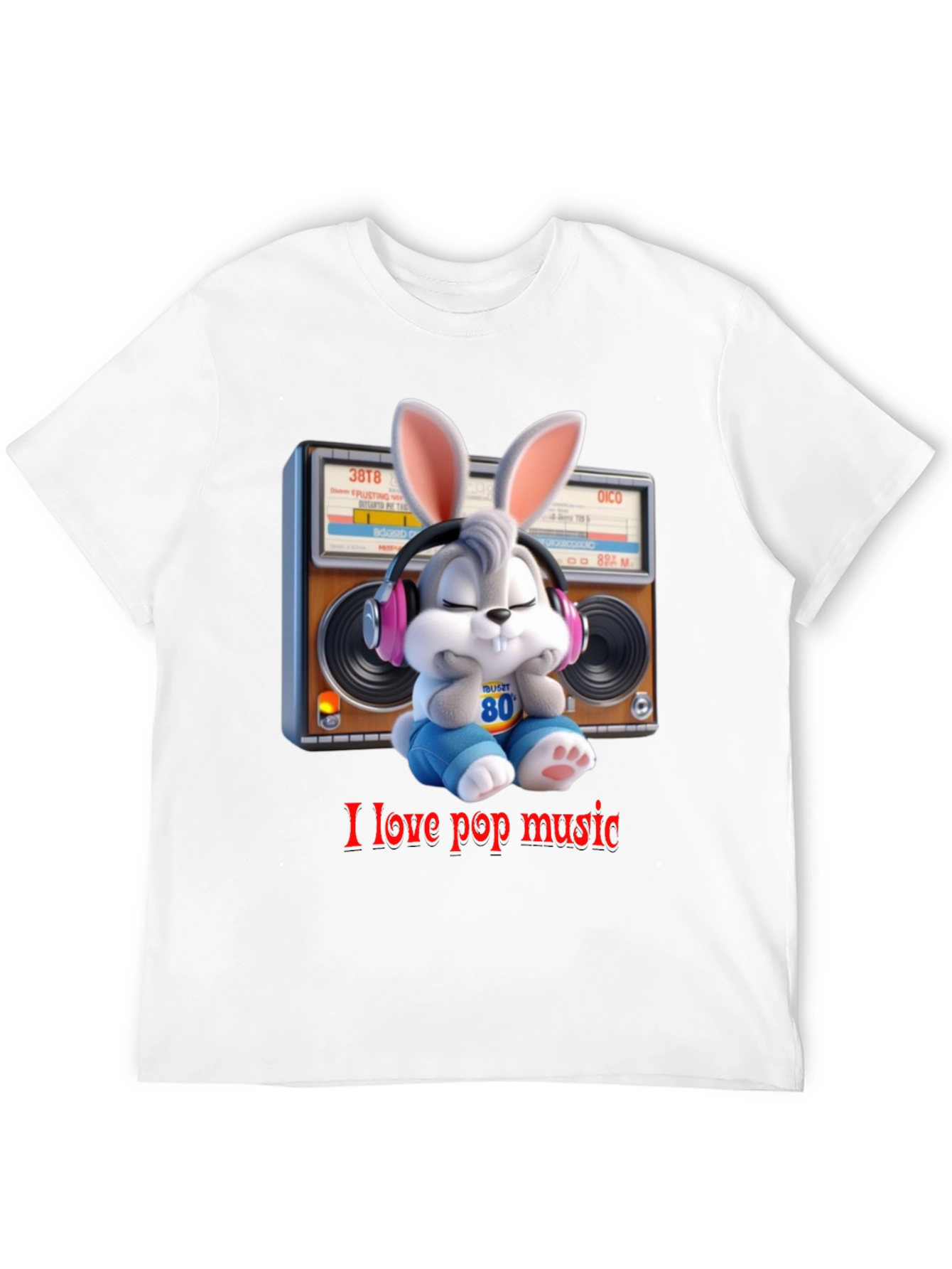 Bugs Bunny I Love Pop Music T-Shirt