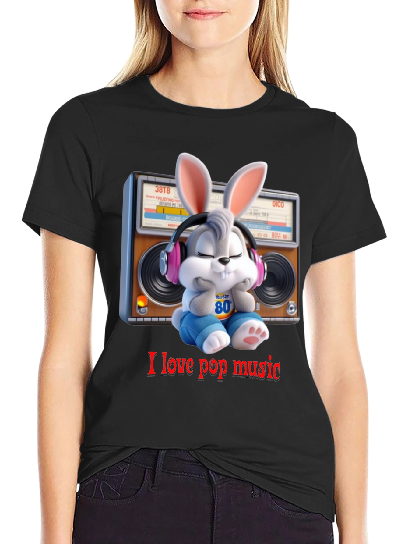 Bugs Bunny I Love Pop Music T-Shirt