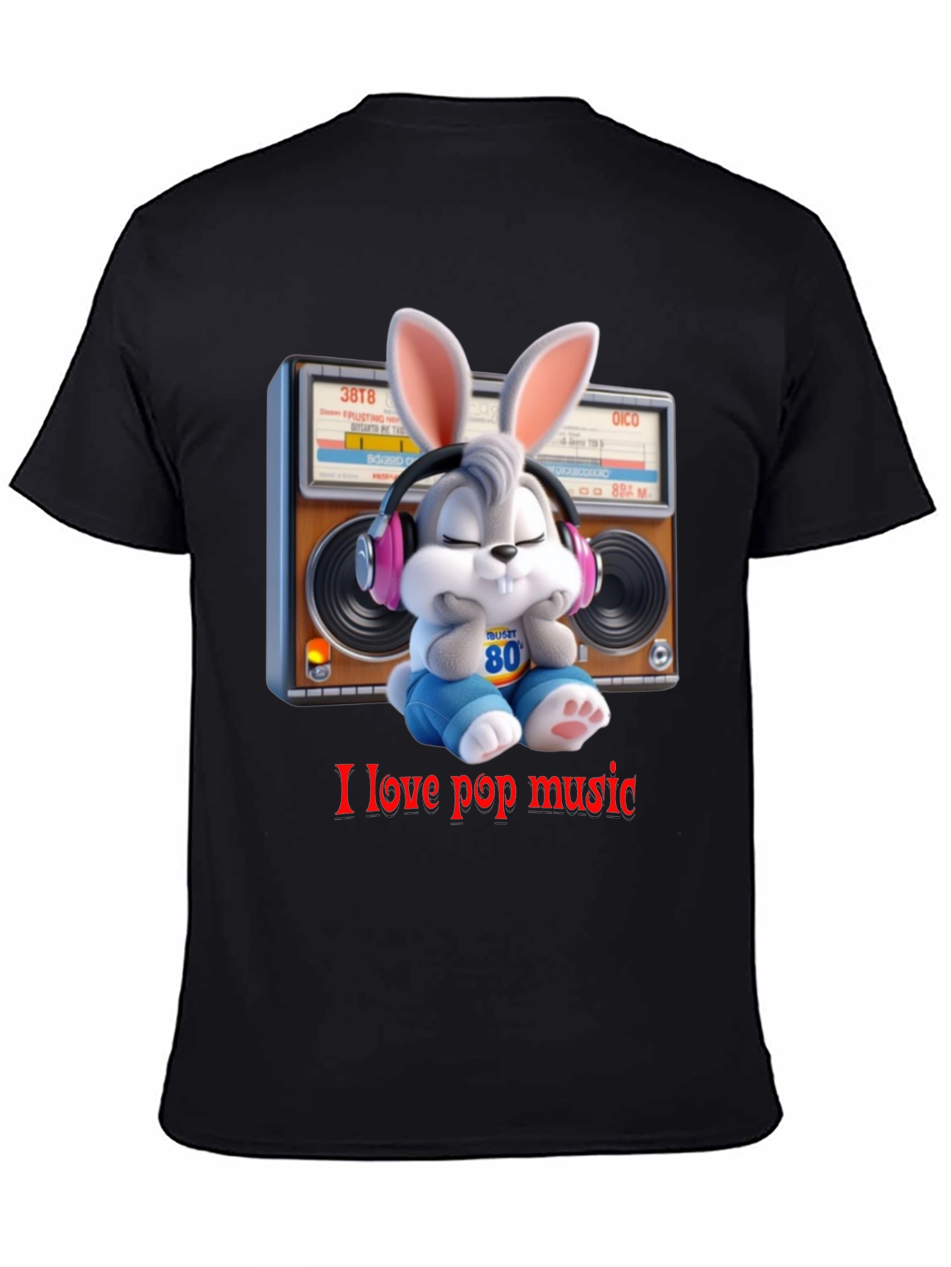 Bugs Bunny I Love Pop Music T-Shirt