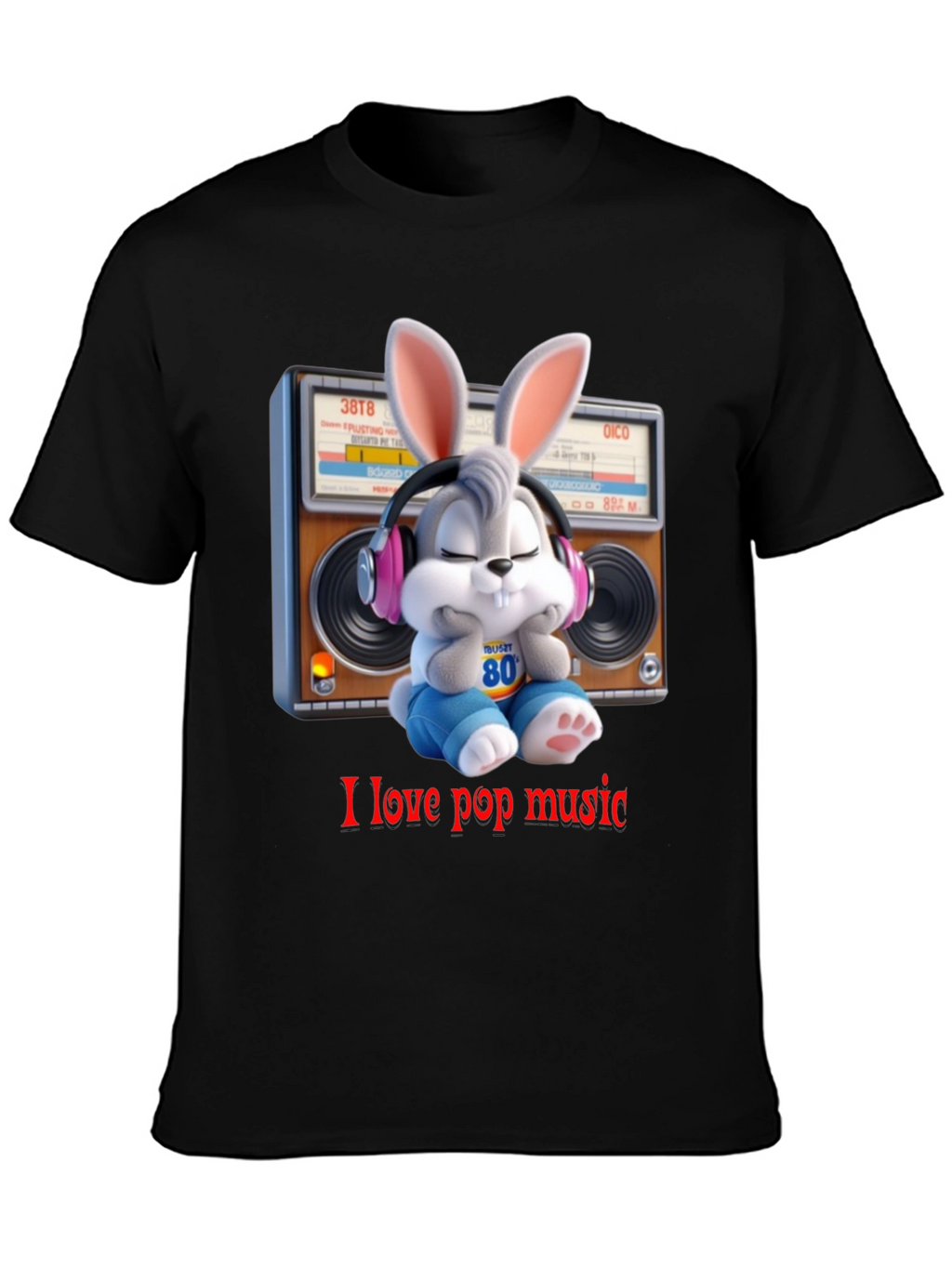 Bugs Bunny I Love Pop Music T-Shirt
