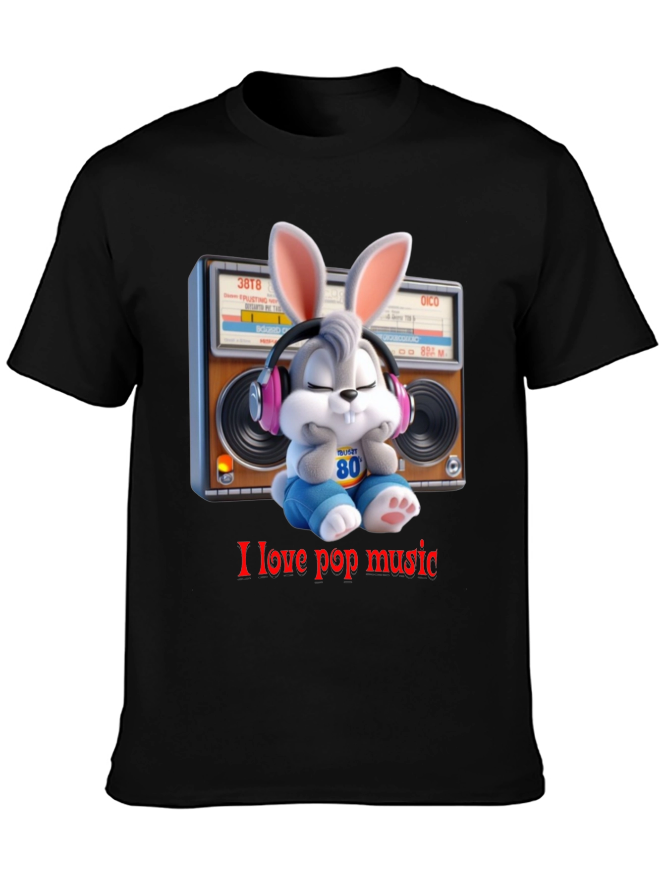 Bugs Bunny I Love Pop Music T-Shirt