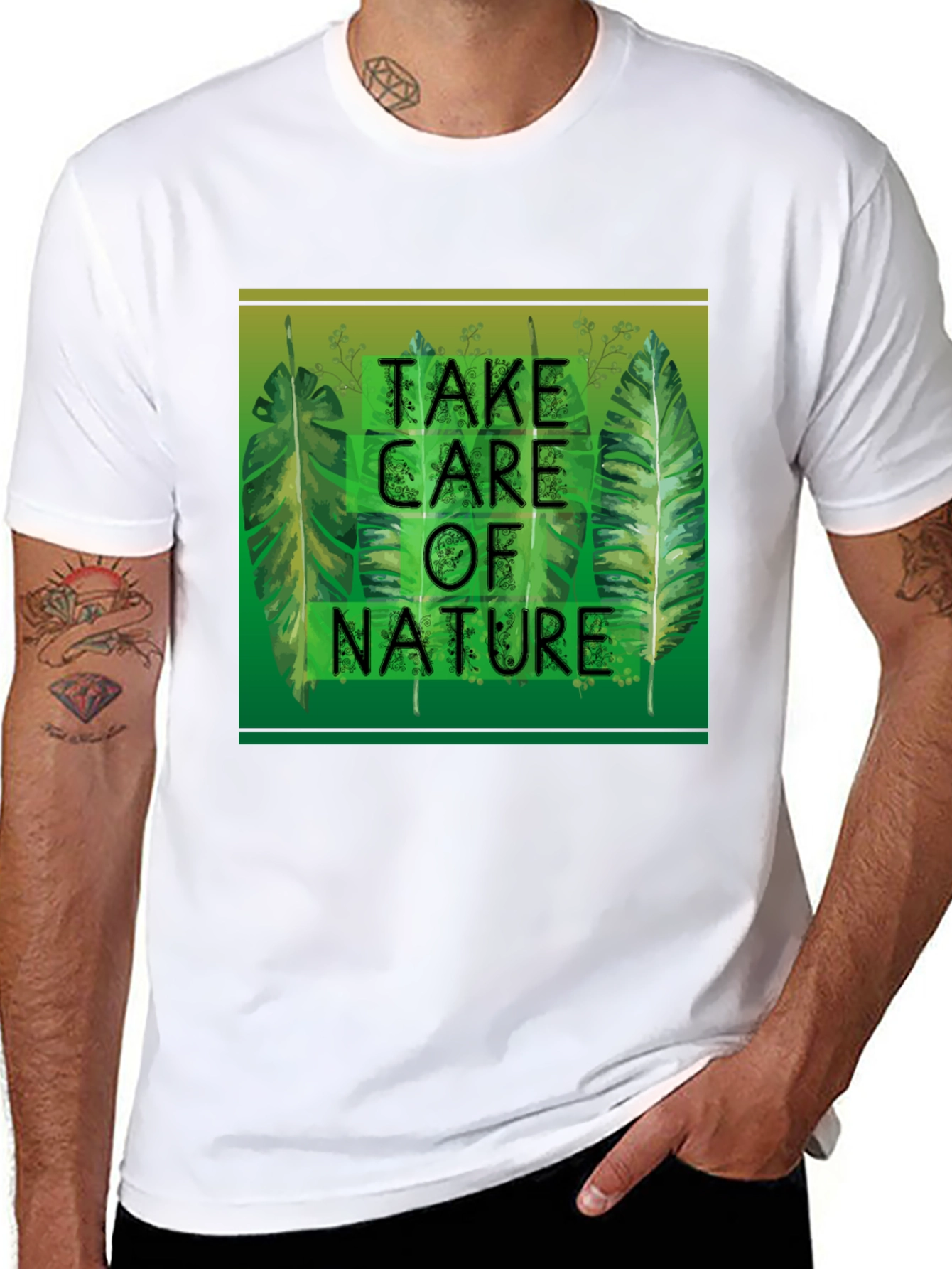 Nature T-Shirt - Take Care of Nature Graphic Tee