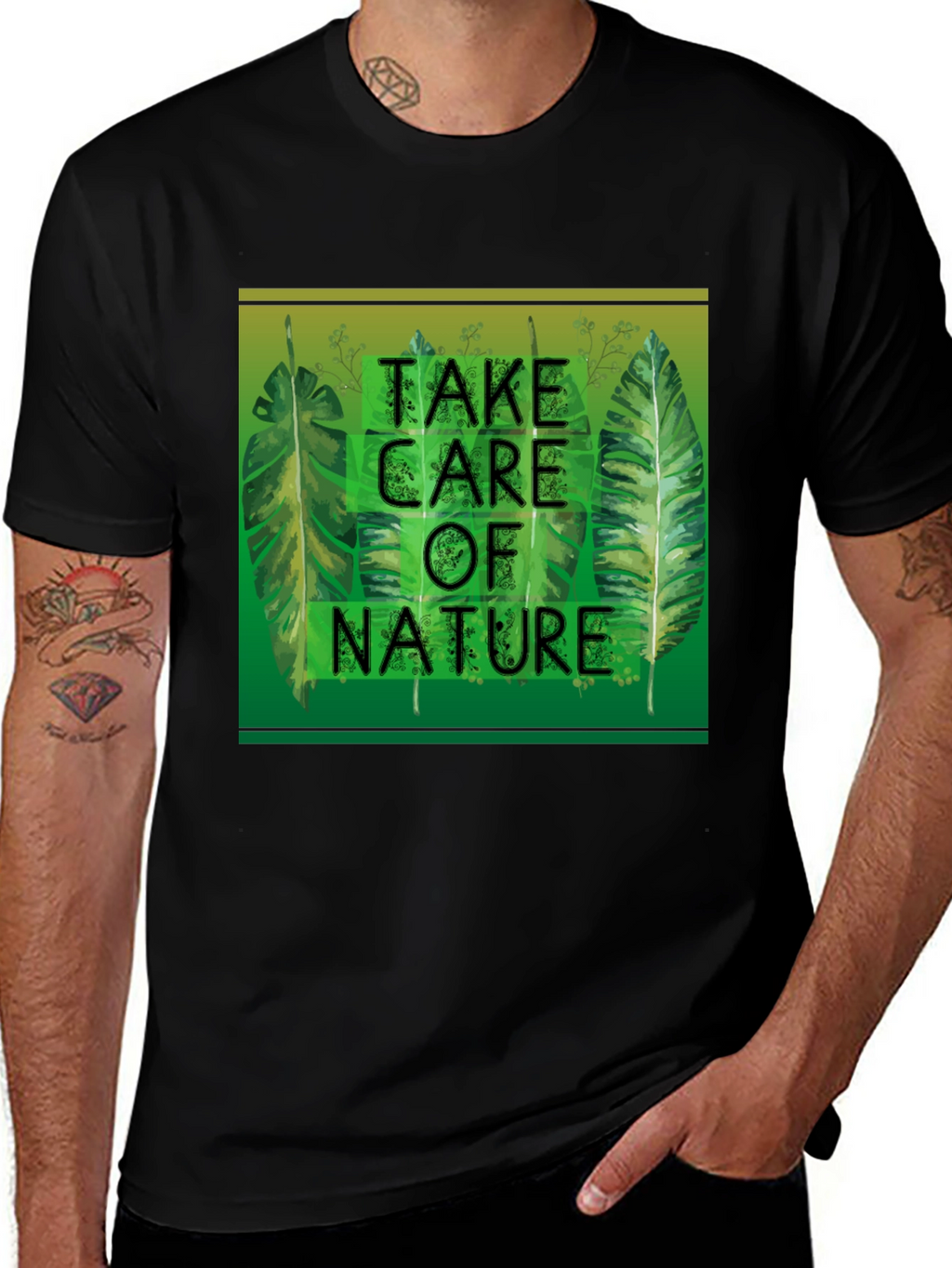 Nature T-Shirt - Take Care of Nature Graphic Tee