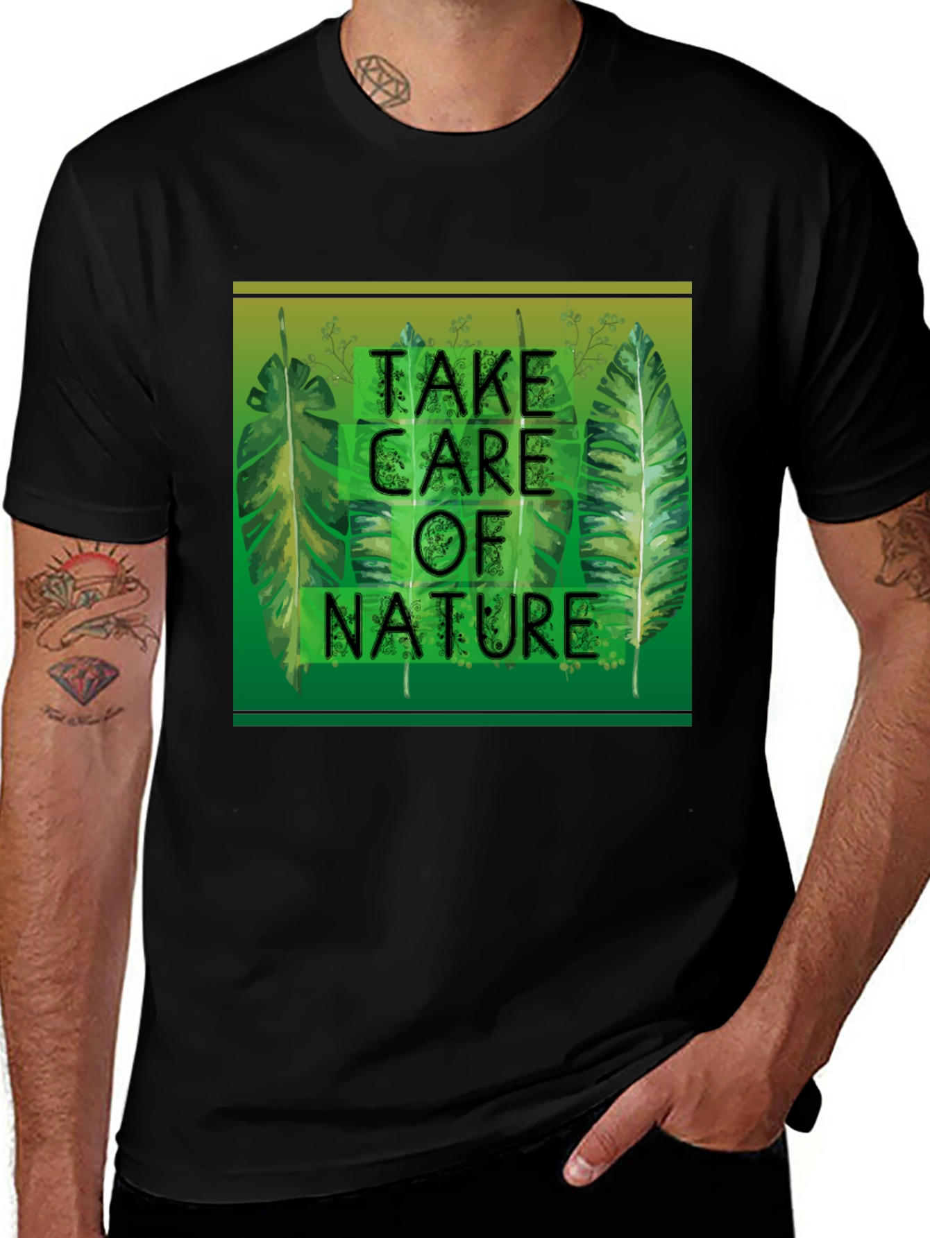 Nature T-Shirt - Take Care of Nature Graphic Tee