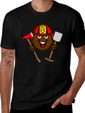 Cartoon Firefighter T-Shirt