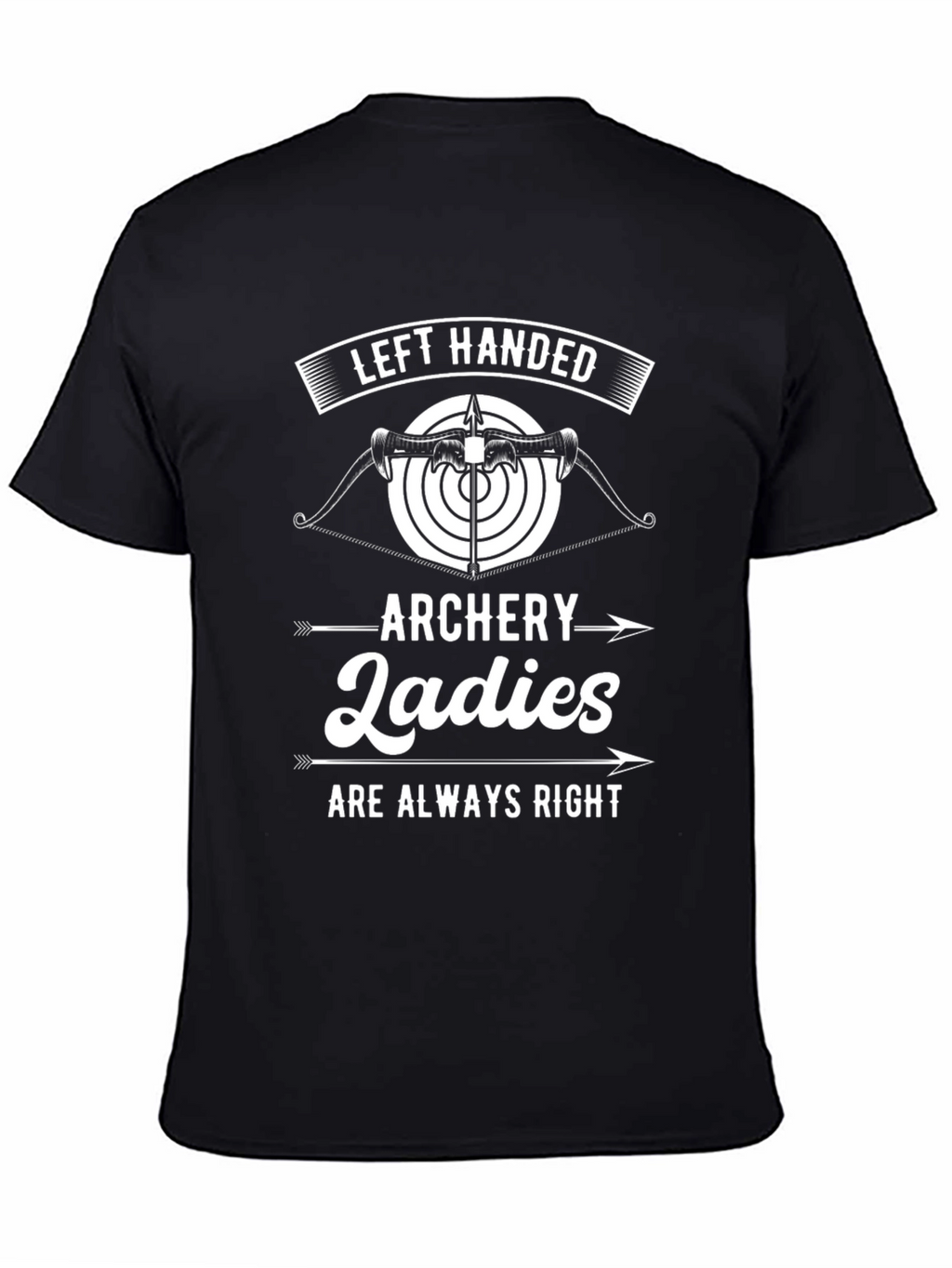 Left Handed Archery Ladies T-Shirt