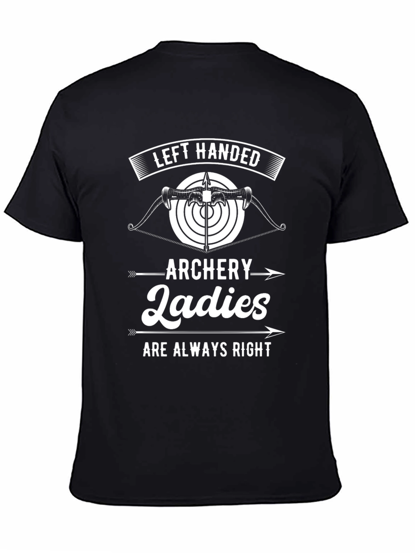 Left Handed Archery Ladies T-Shirt