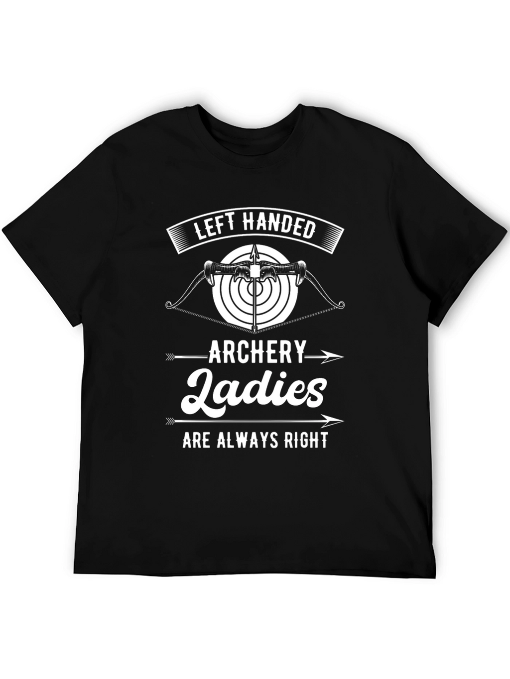 Left Handed Archery Ladies T-Shirt