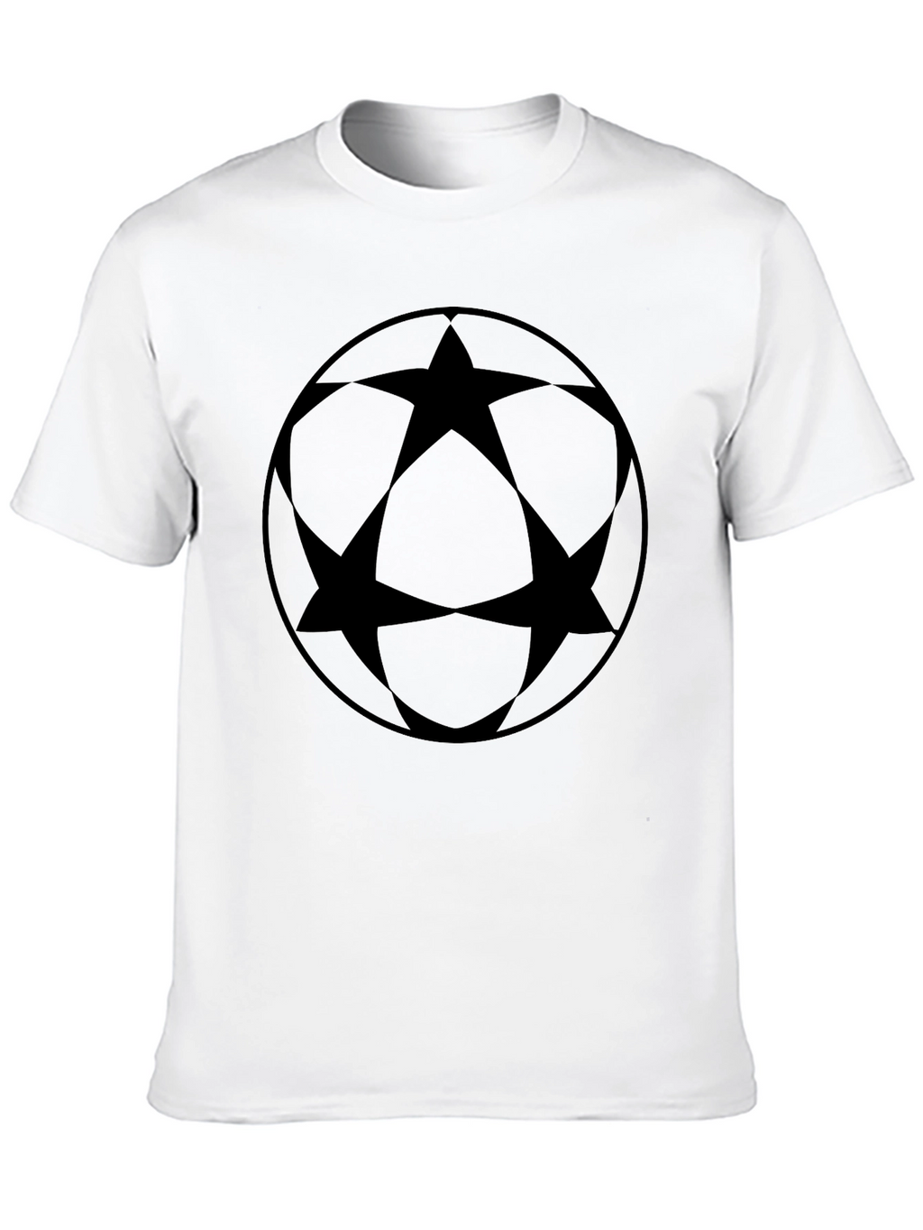 Black Star Circle Graphic Tee