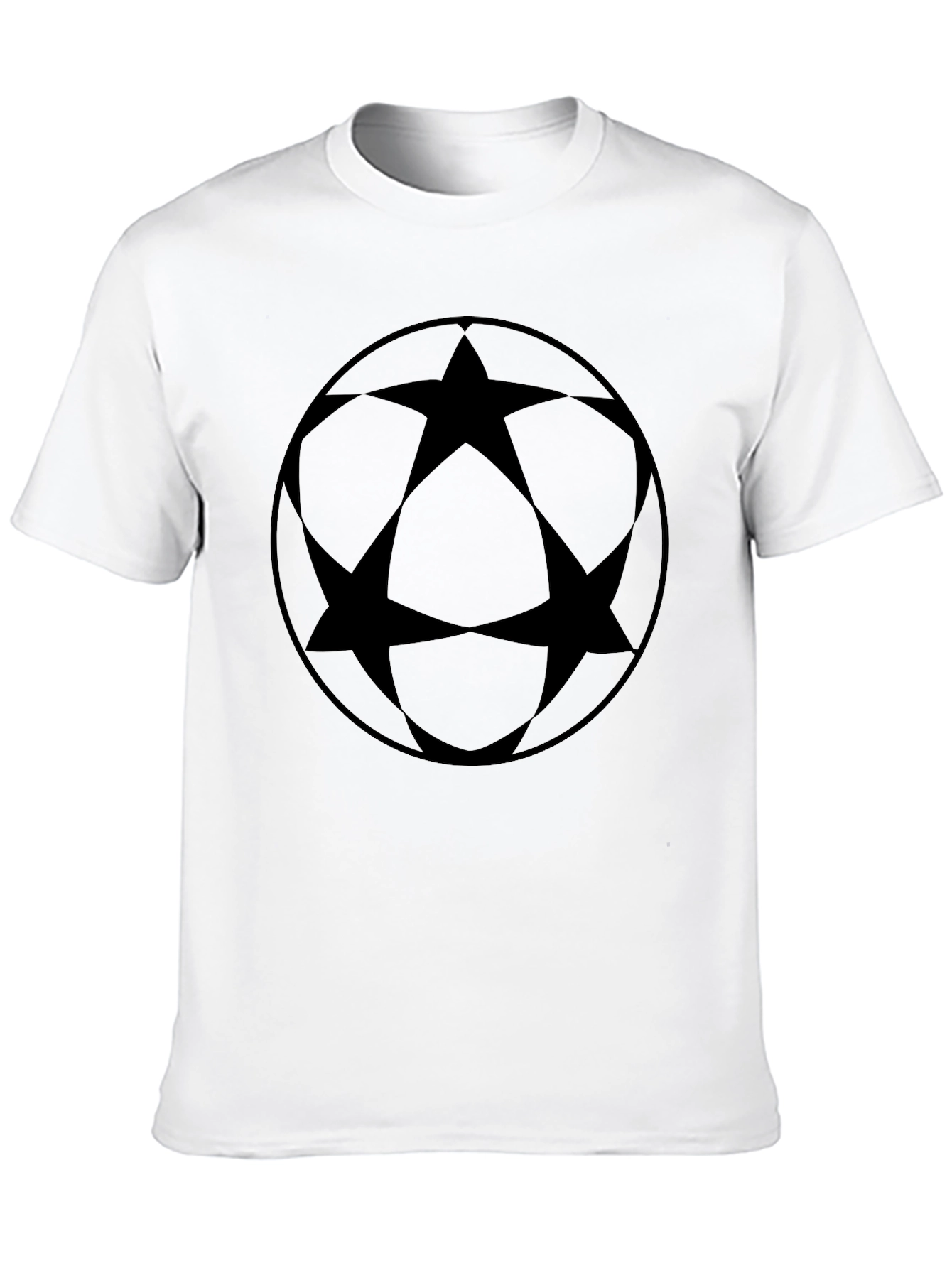 Black Star Circle Graphic Tee
