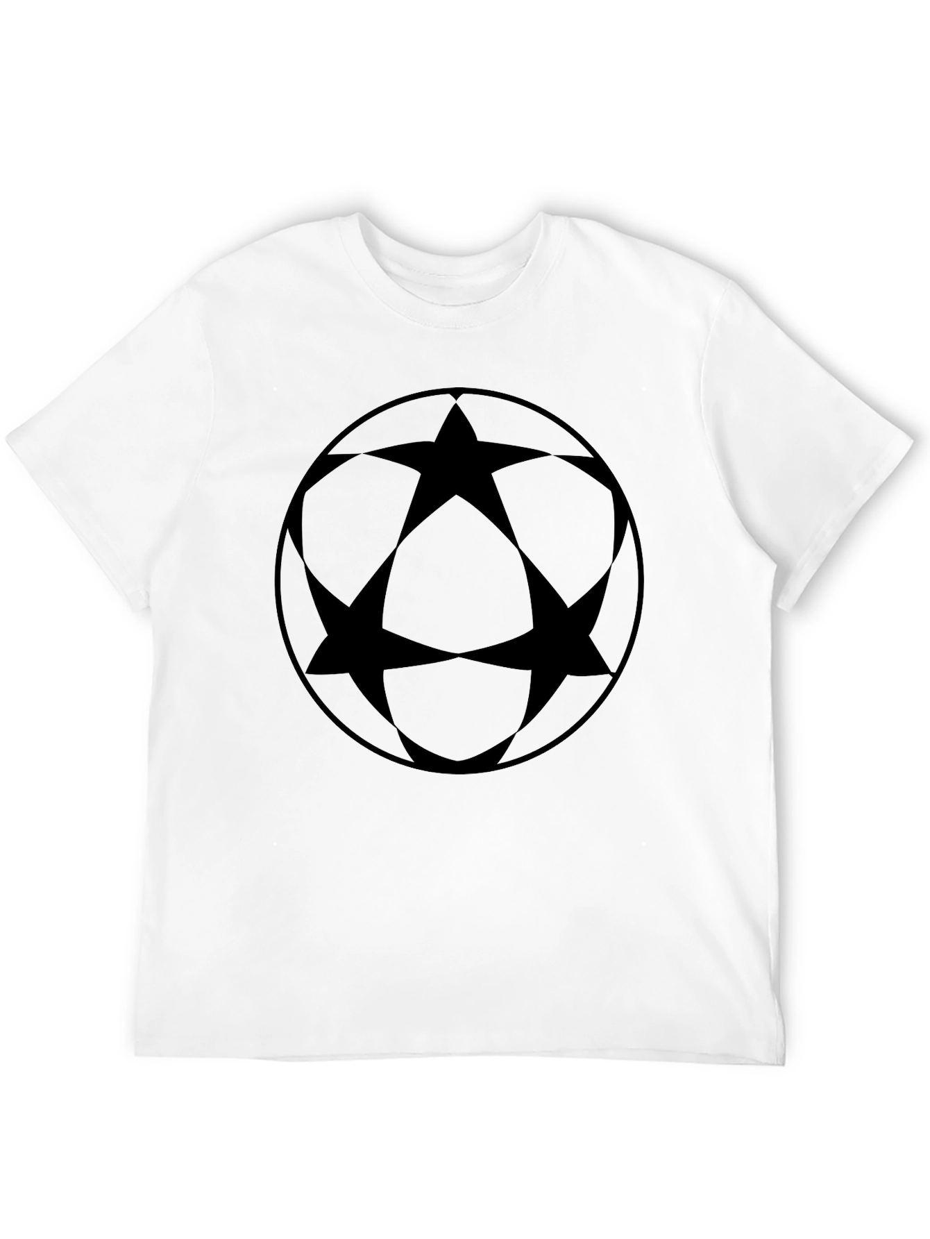 Black Star Circle Graphic Tee