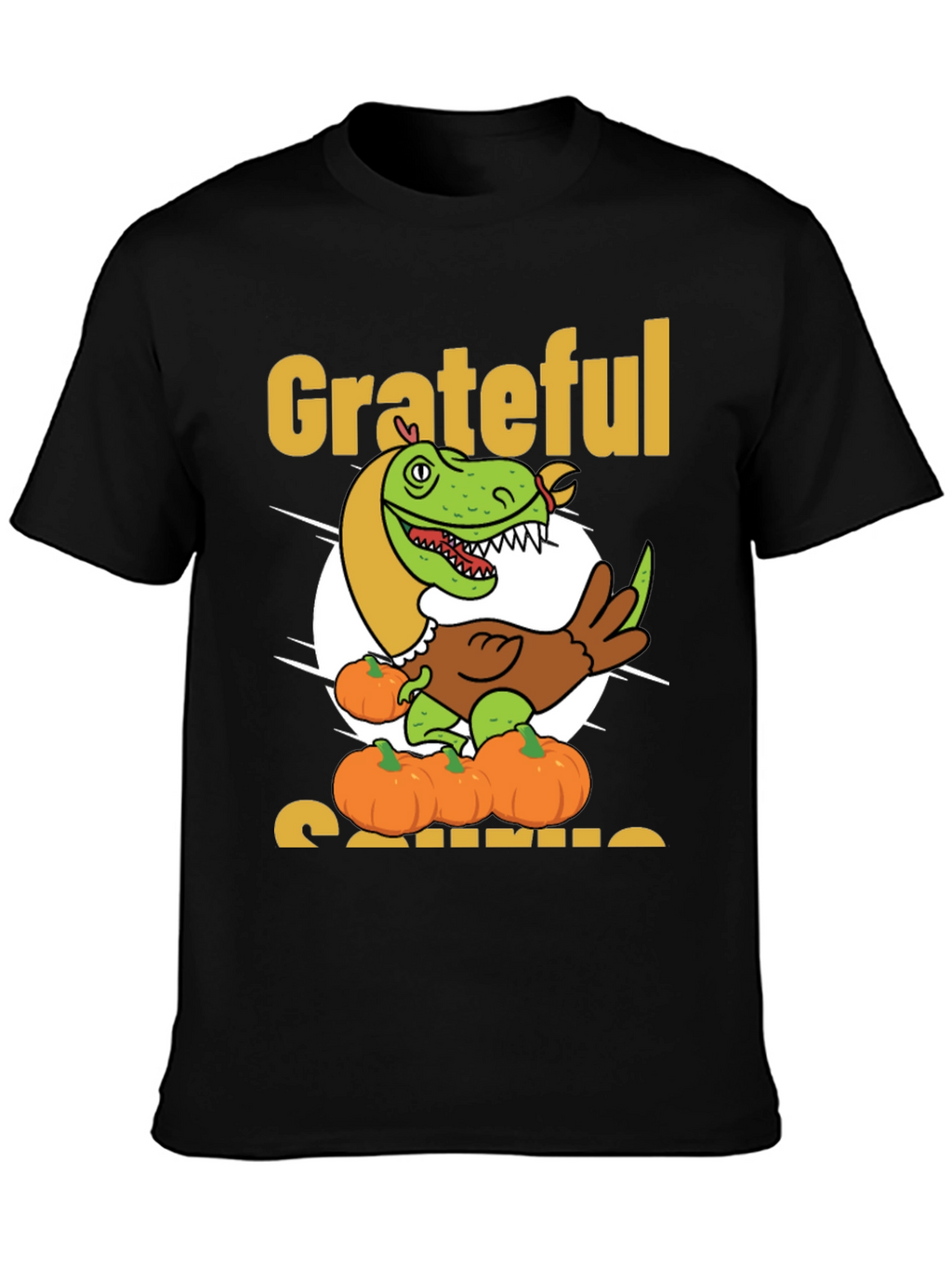 Grateful T-Rex Thanksgiving T-Shirt