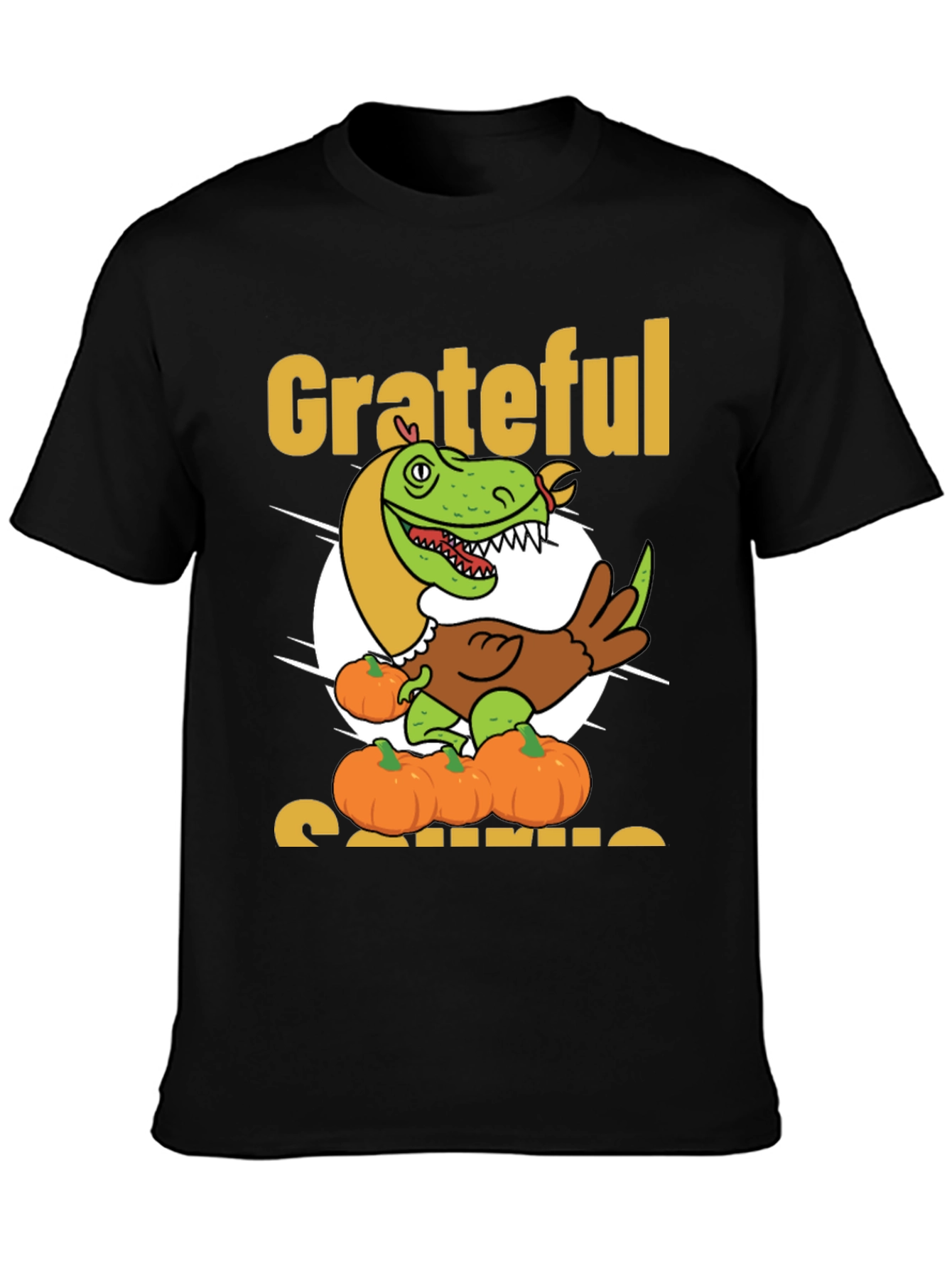 Grateful T-Rex Thanksgiving T-Shirt
