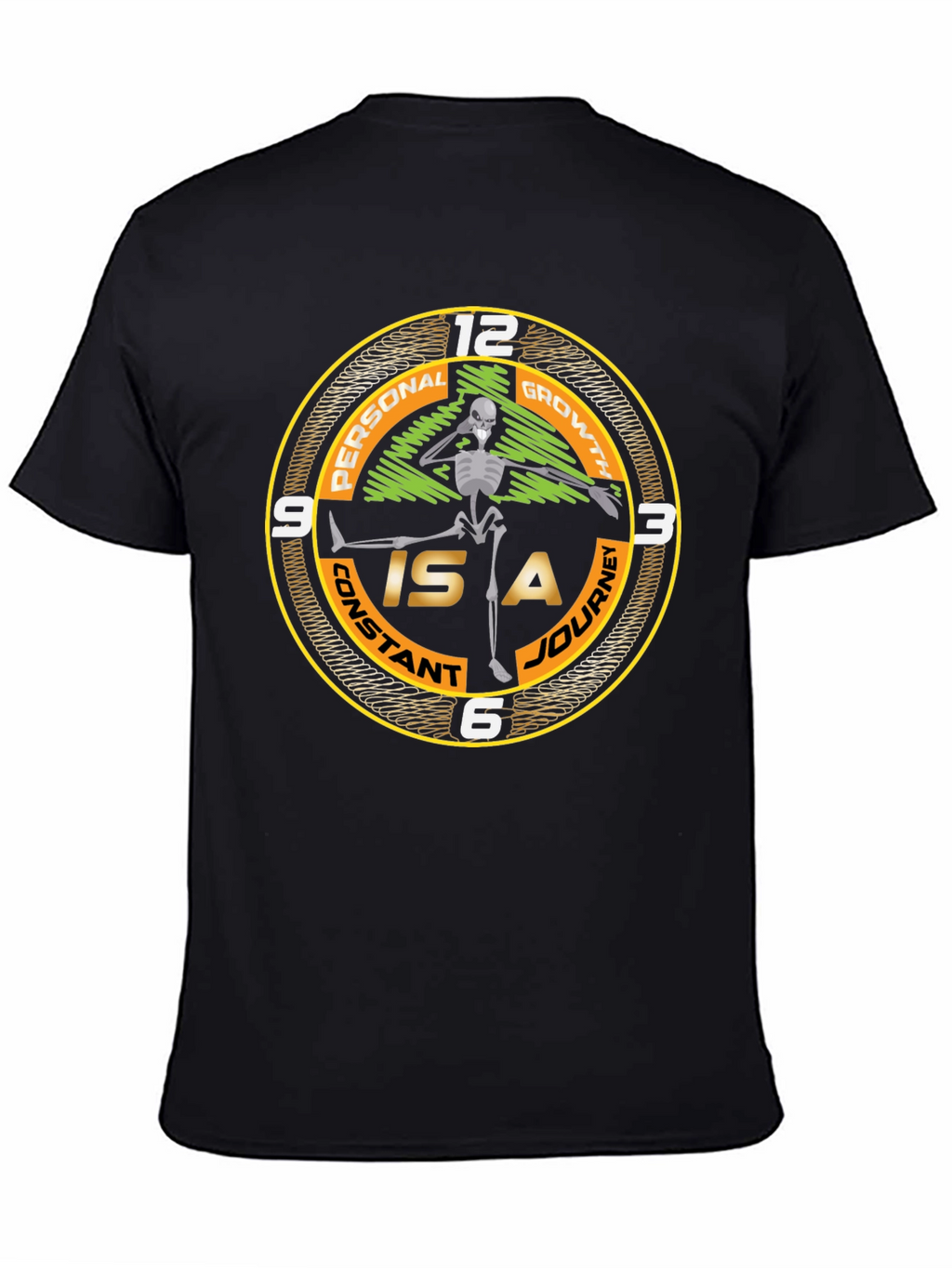 Personal Growth Skeleton Graphic Tee