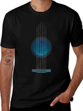 Guitar Galaxy Black T-Shirt