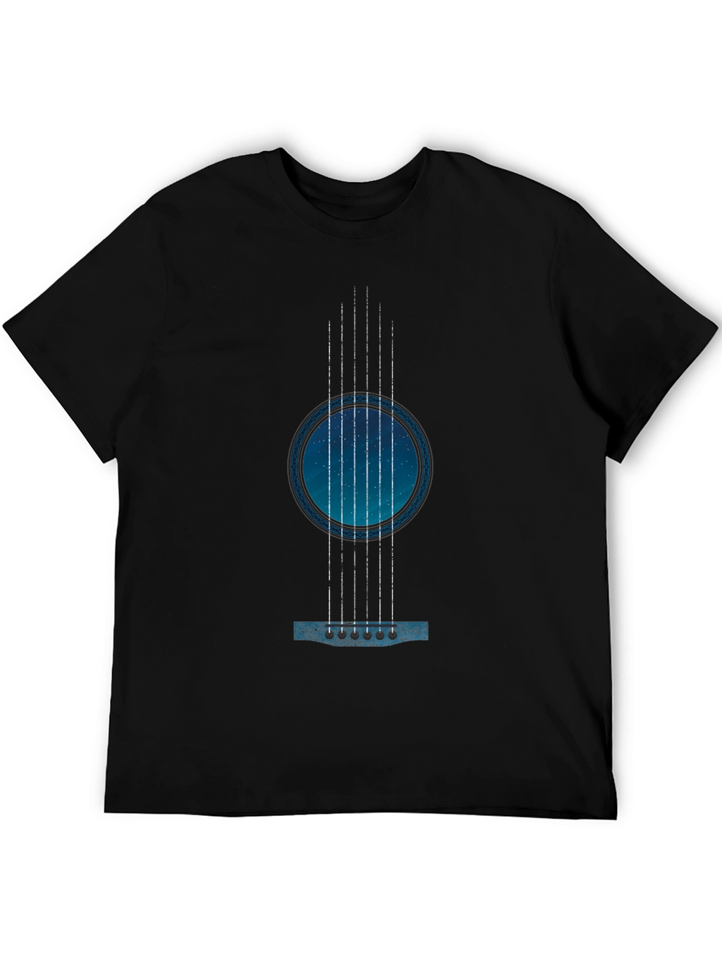 Guitar Galaxy Black T-Shirt
