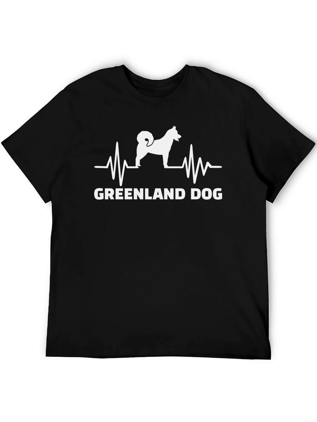Greenland Dog Heartbeat T-Shirt