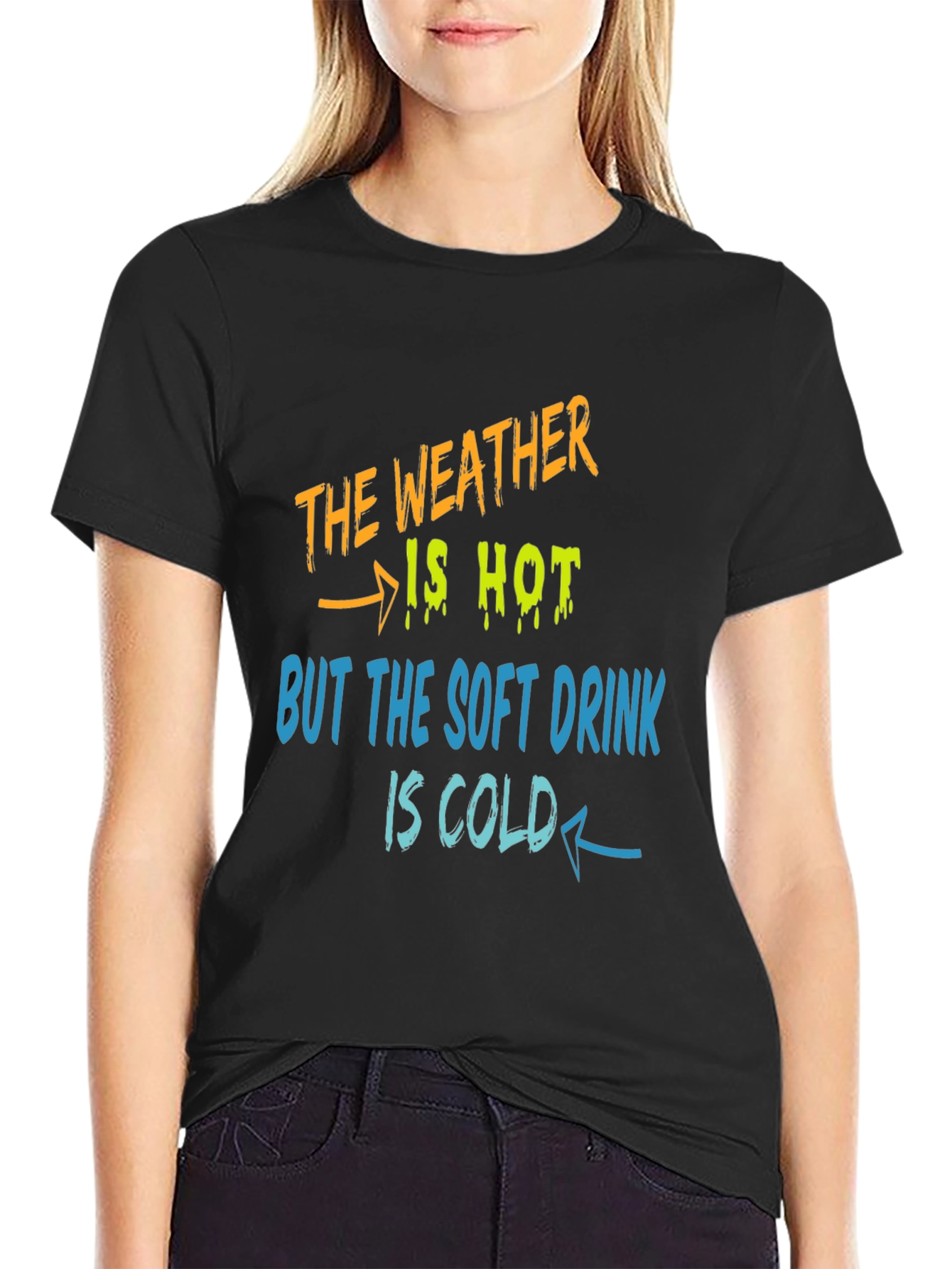 Weather Hot Soft Drink Cold T-Shirt