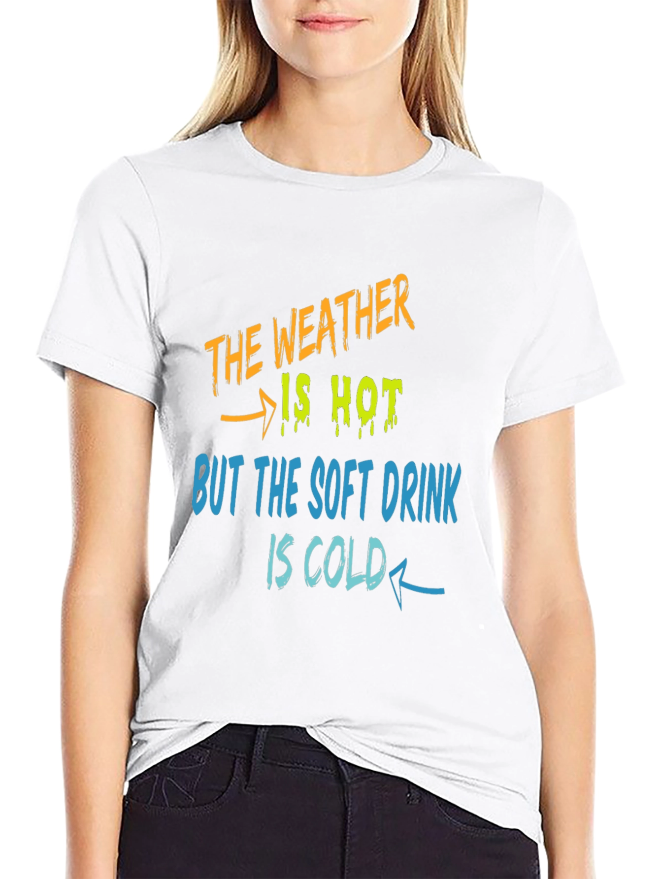 Weather Hot Soft Drink Cold T-Shirt