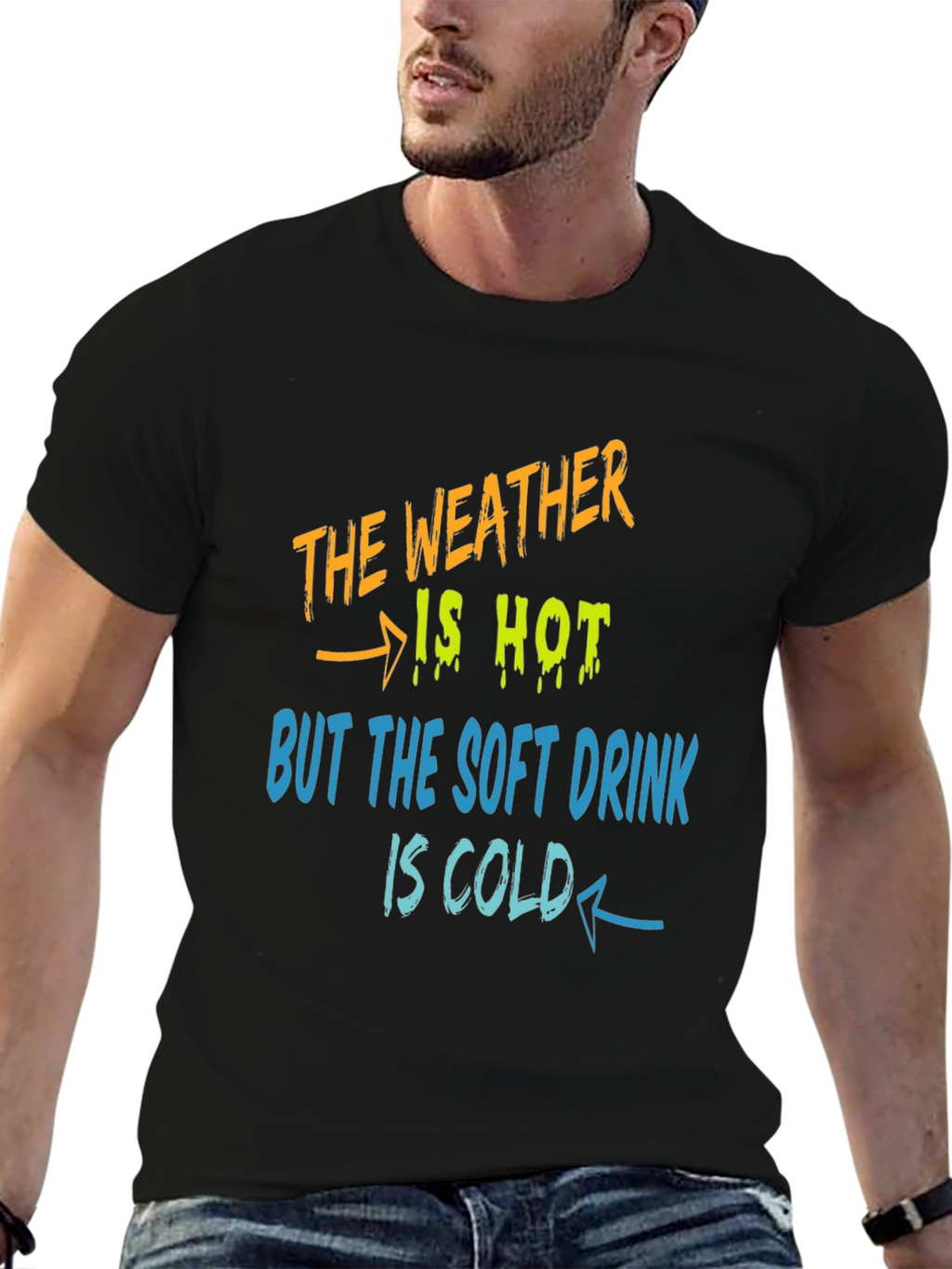 Weather Hot Soft Drink Cold T-Shirt