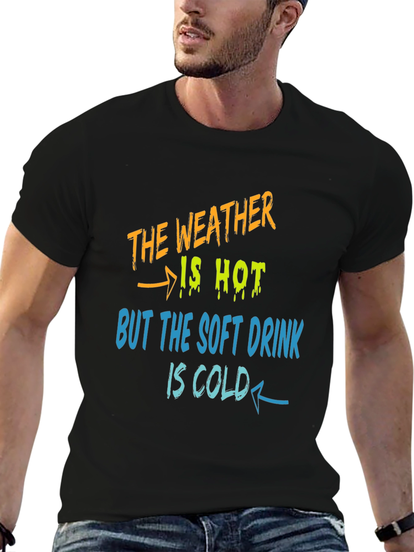 Weather Hot Soft Drink Cold T-Shirt