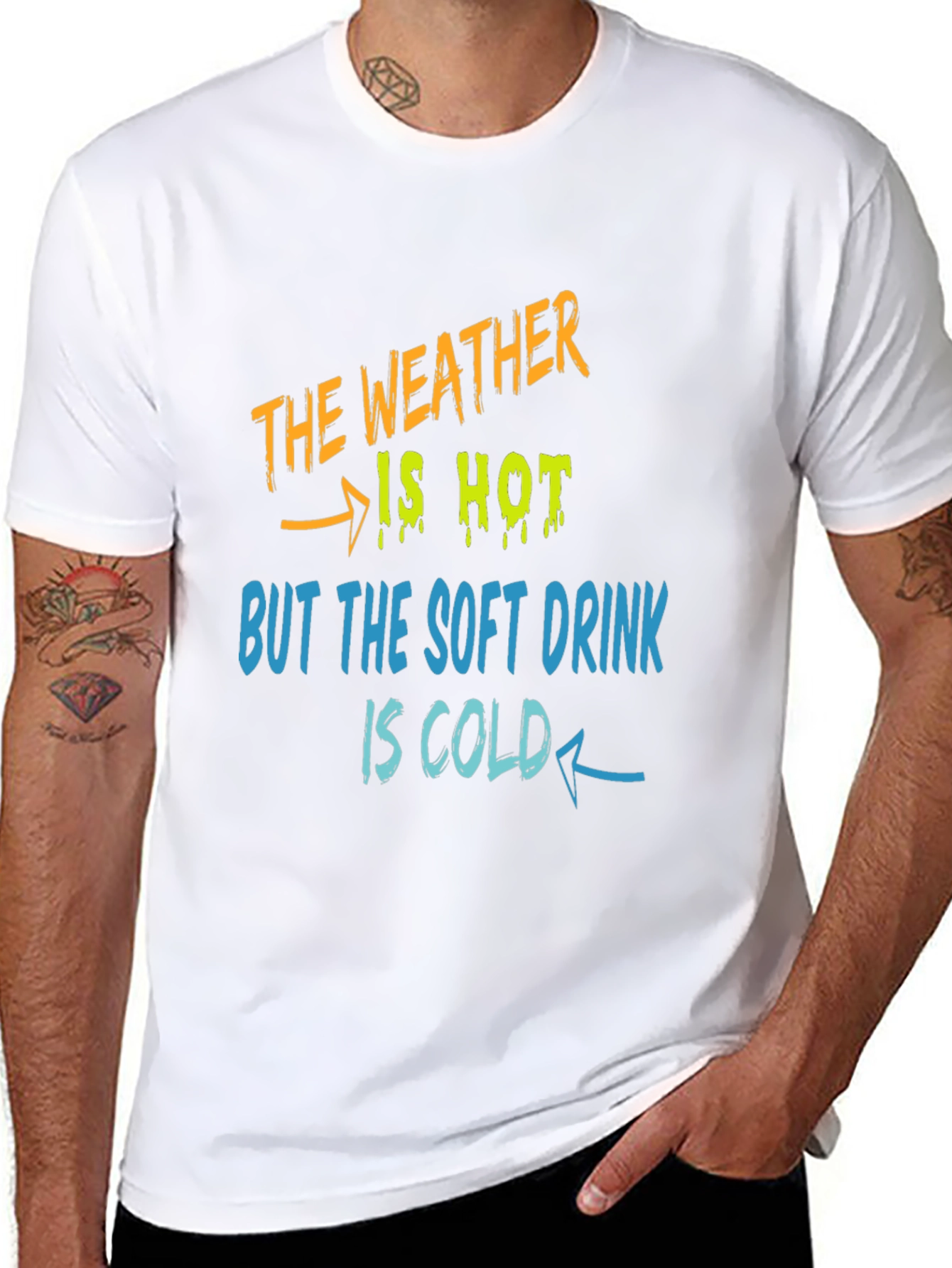 Weather Hot Soft Drink Cold T-Shirt