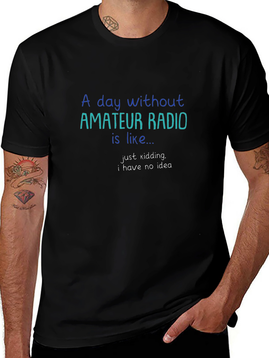 Amateur Radio T-Shirt: Day Without Radio