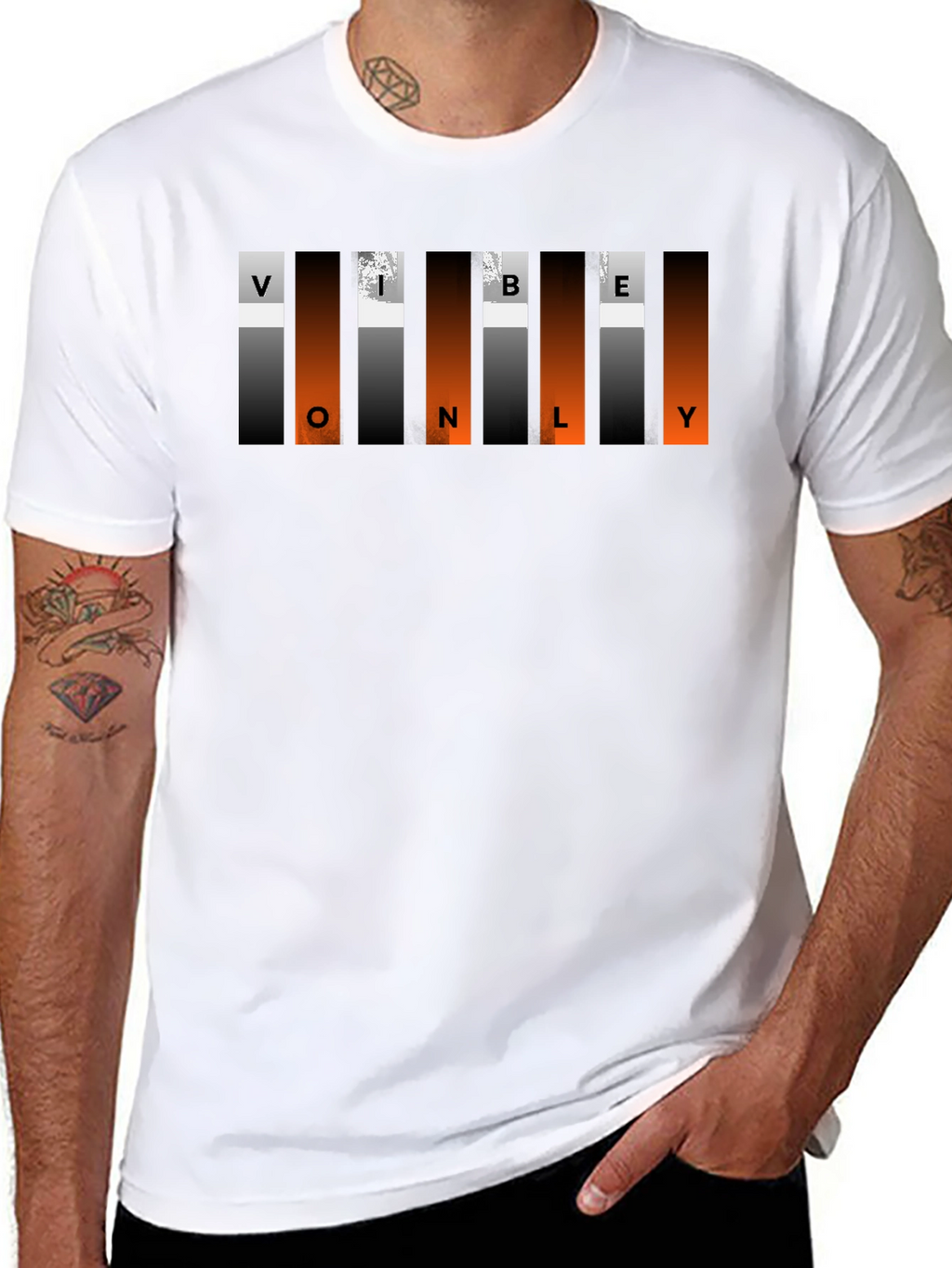 Vibe Only Graphic T-Shirt - Trendy Casual Wear