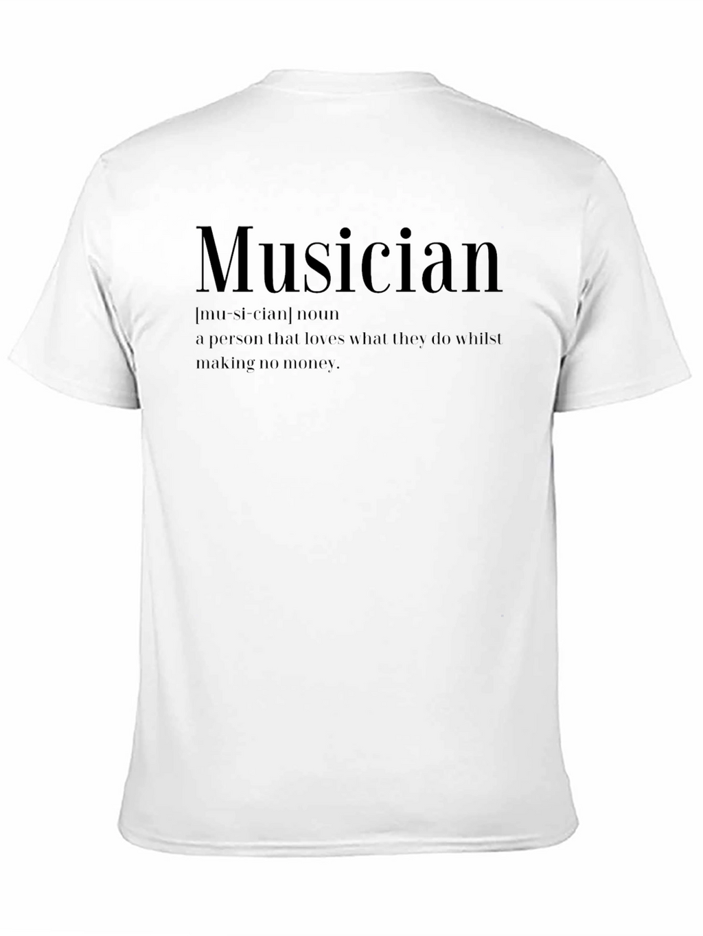 Musician Definition Graphic T-Shirt