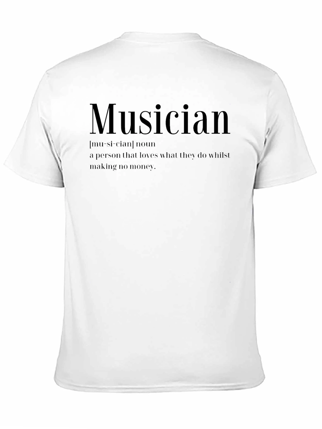 Musician Definition Graphic T-Shirt