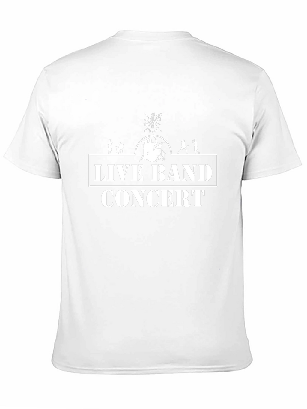 Live Band Concert T-Shirt - Black