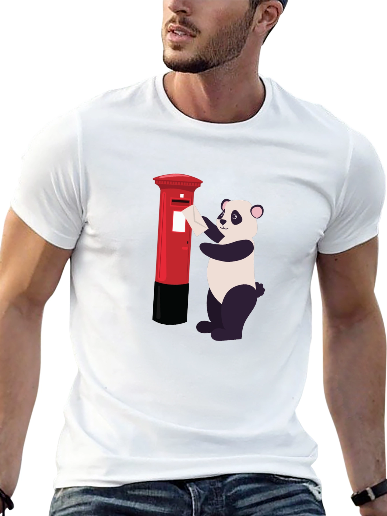 Panda Post T-Shirt - Novelty Panda Design
