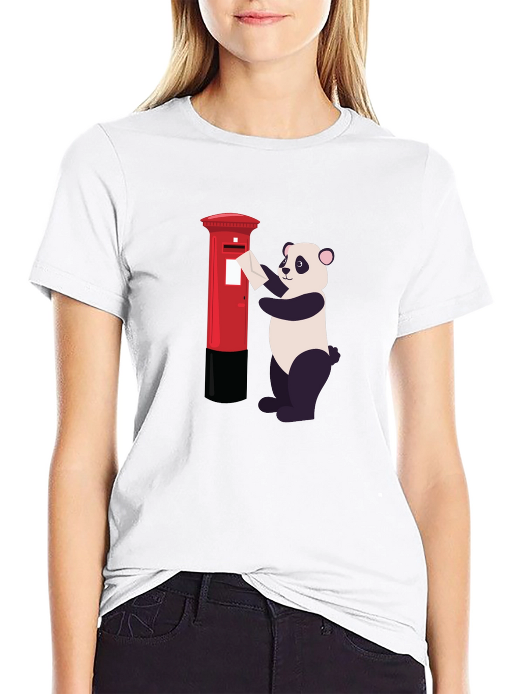 Panda Post T-Shirt - Novelty Panda Design