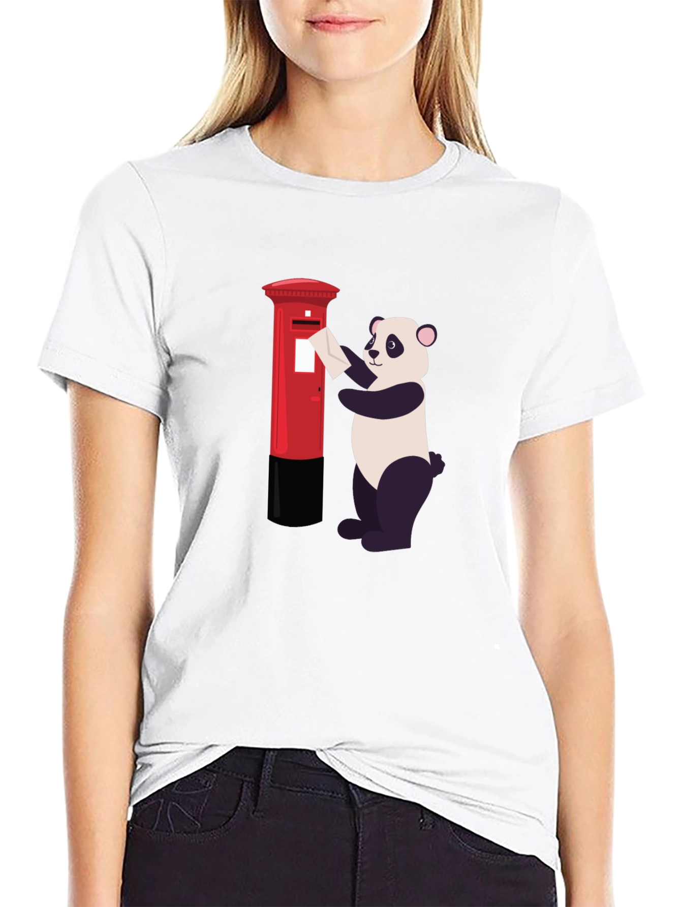 Panda Post T-Shirt - Novelty Panda Design