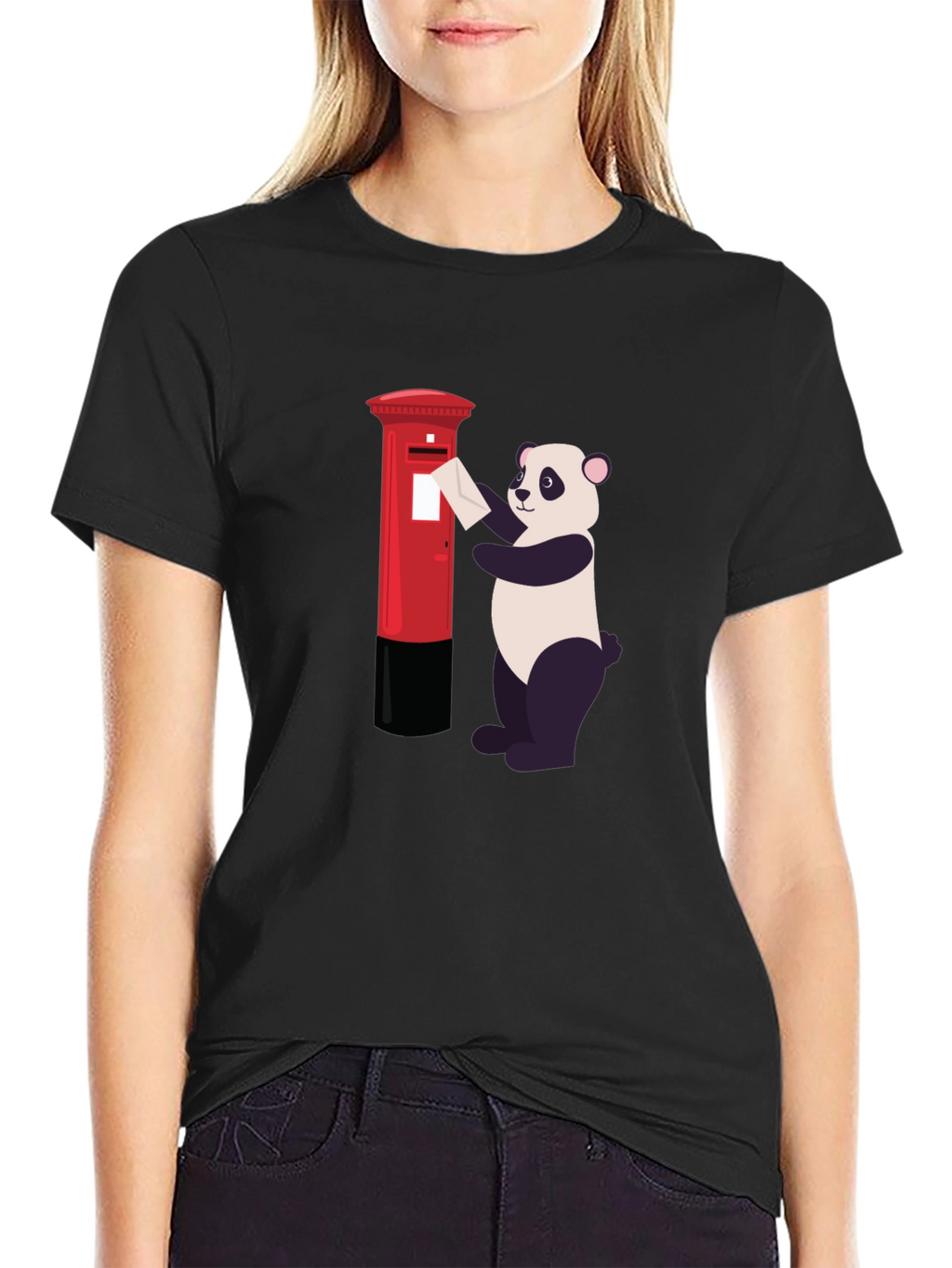 Panda Post T-Shirt - Novelty Panda Design