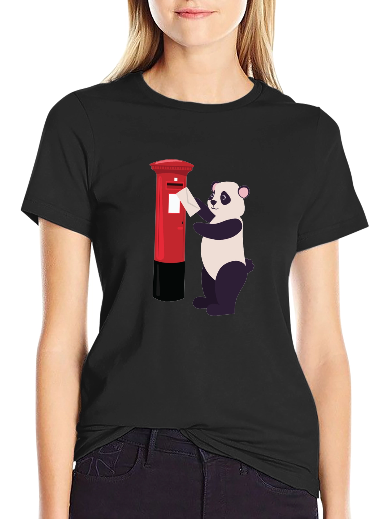Panda Post T-Shirt - Novelty Panda Design