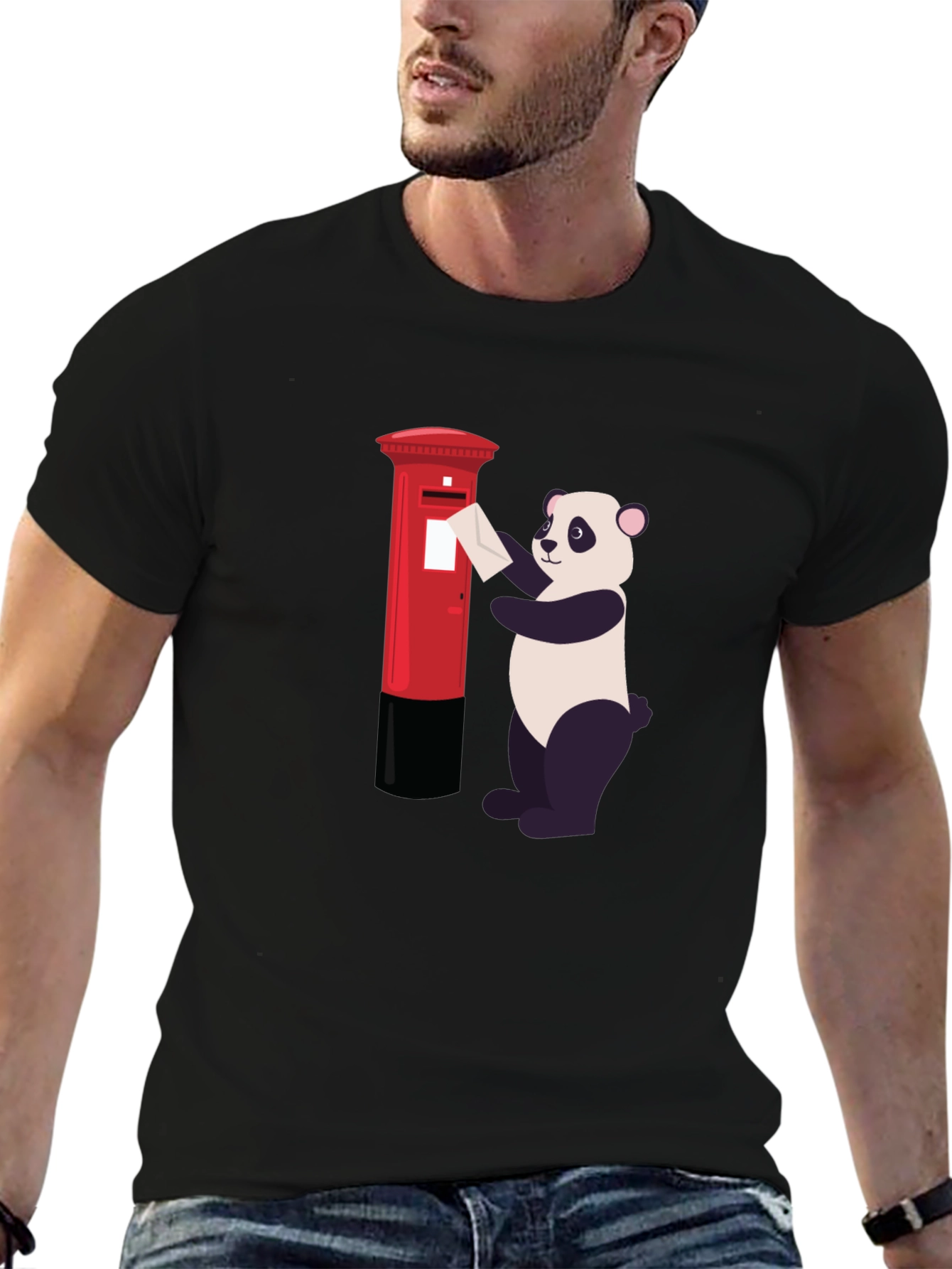 Panda Post T-Shirt - Novelty Panda Design