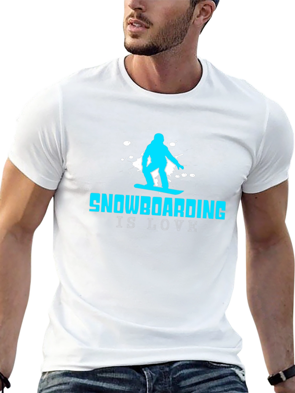 Snowboarding is Love Graphic Tee