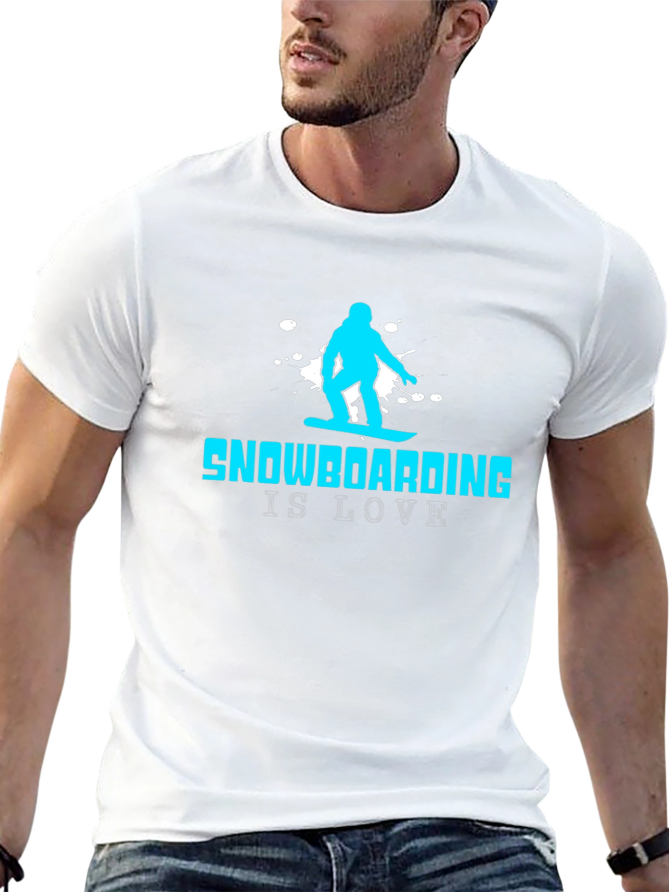 Snowboarding is Love Graphic Tee