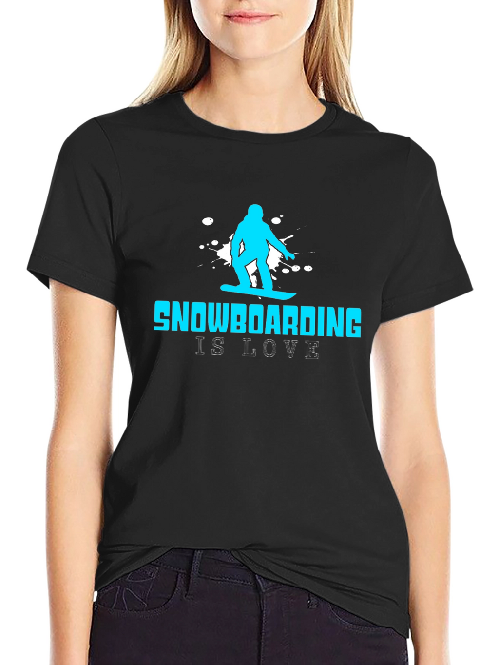 Snowboarding is Love Graphic Tee