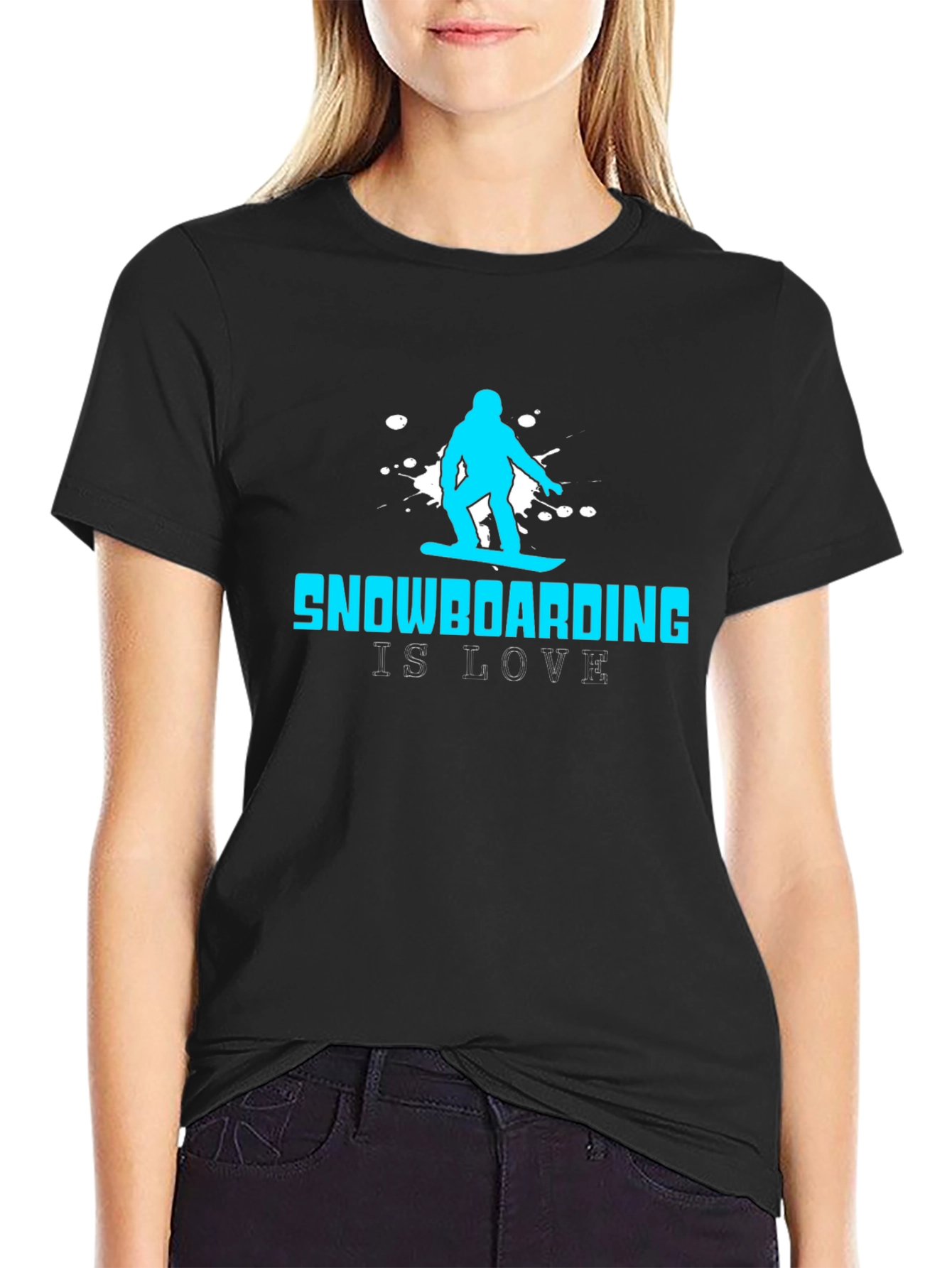 Snowboarding is Love Graphic Tee