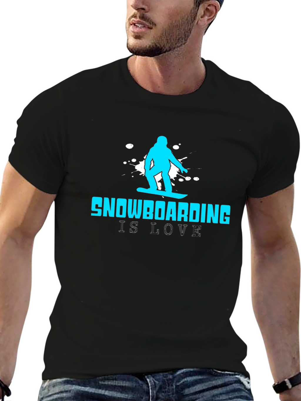 Snowboarding is Love Graphic Tee