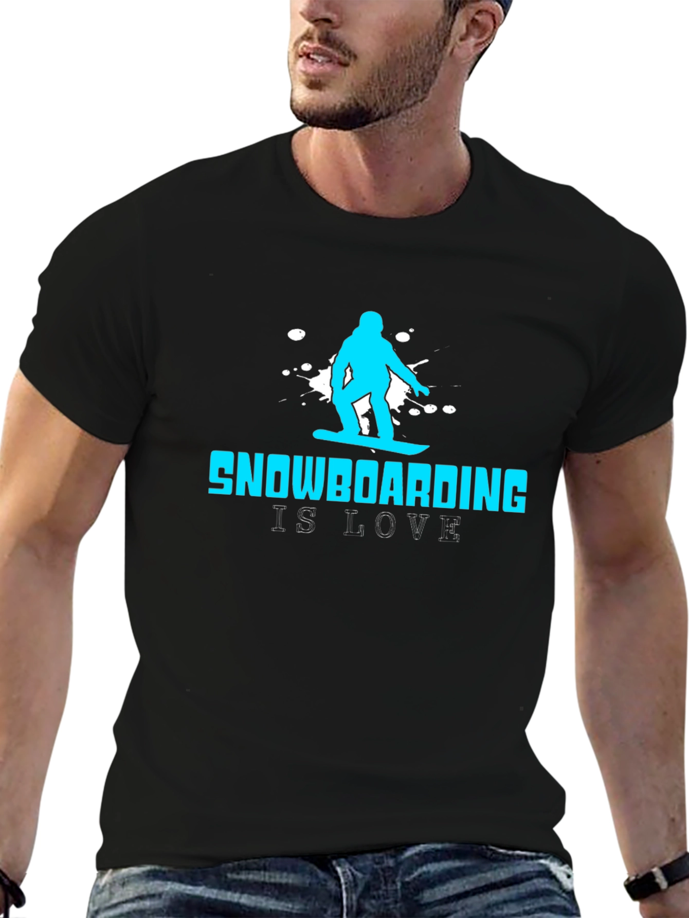 Snowboarding is Love Graphic Tee