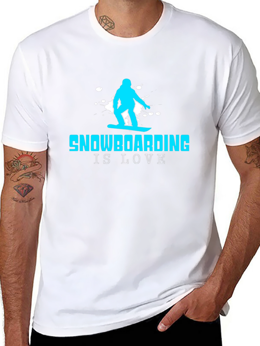 Snowboarding is Love Graphic Tee