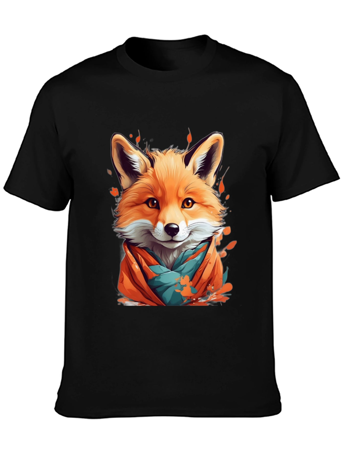 Fox Graphic Tee - Stylish Animal Print Shirt