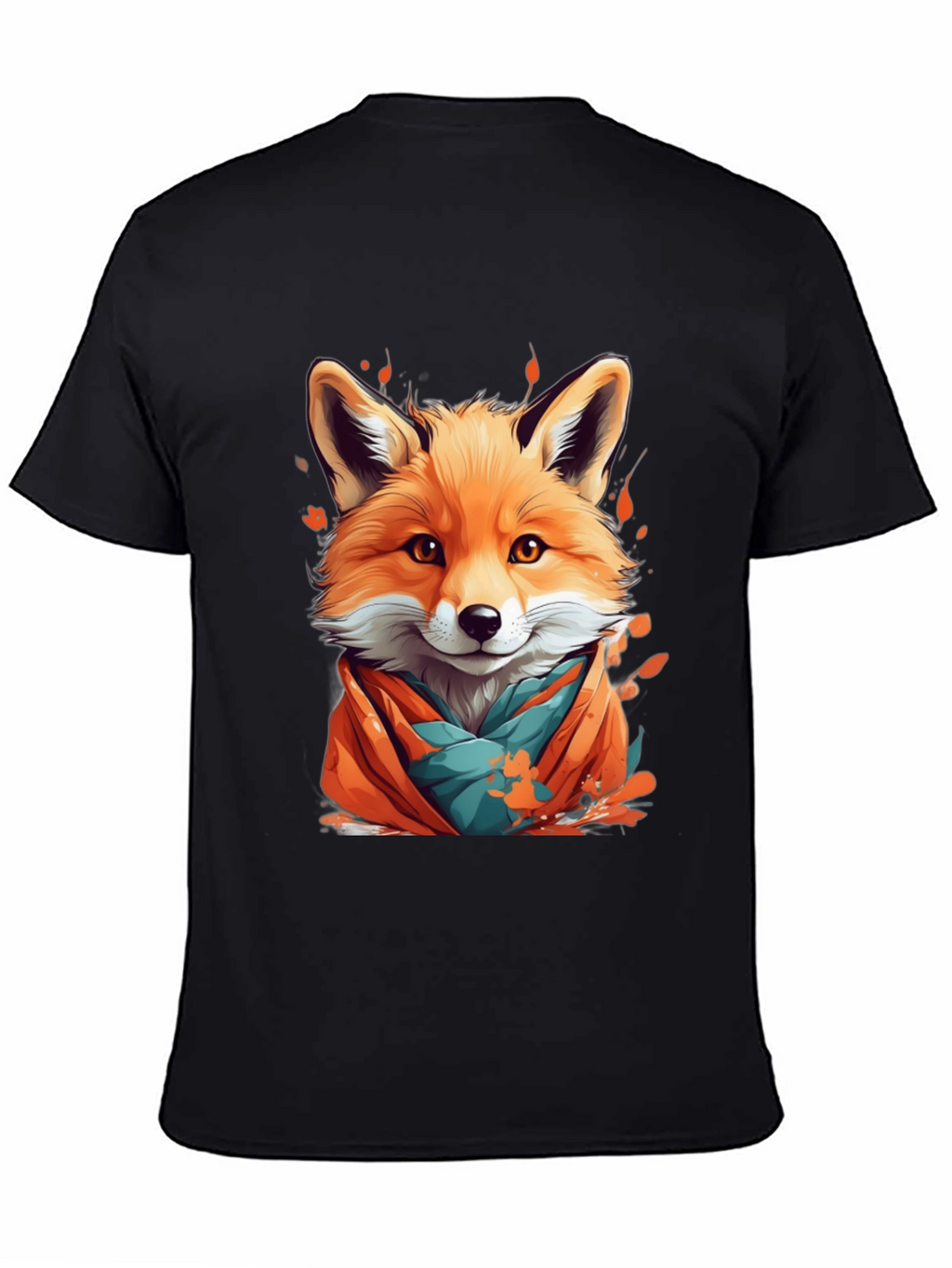 Fox Graphic Tee - Stylish Animal Print Shirt