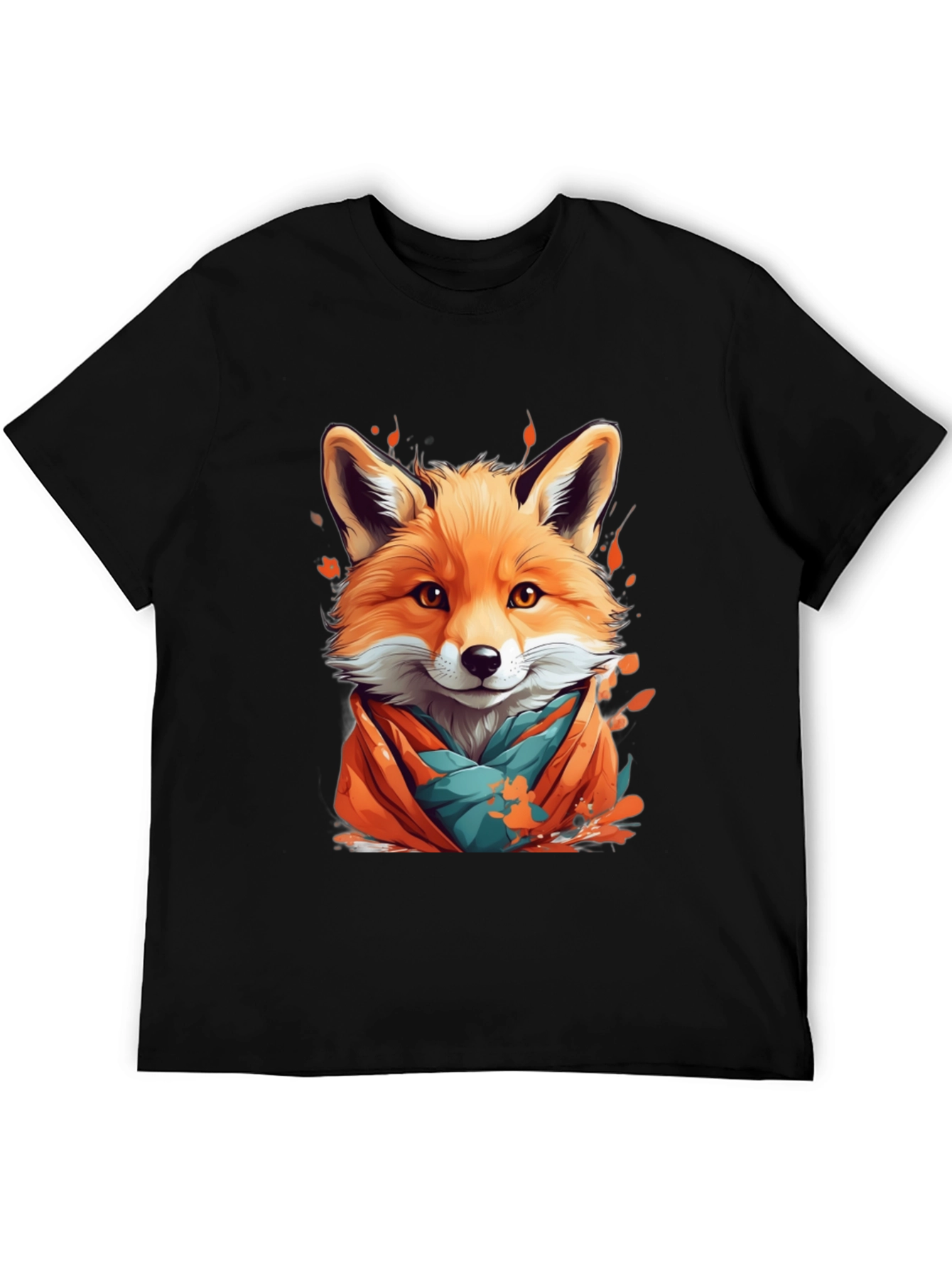 Fox Graphic Tee - Stylish Animal Print Shirt